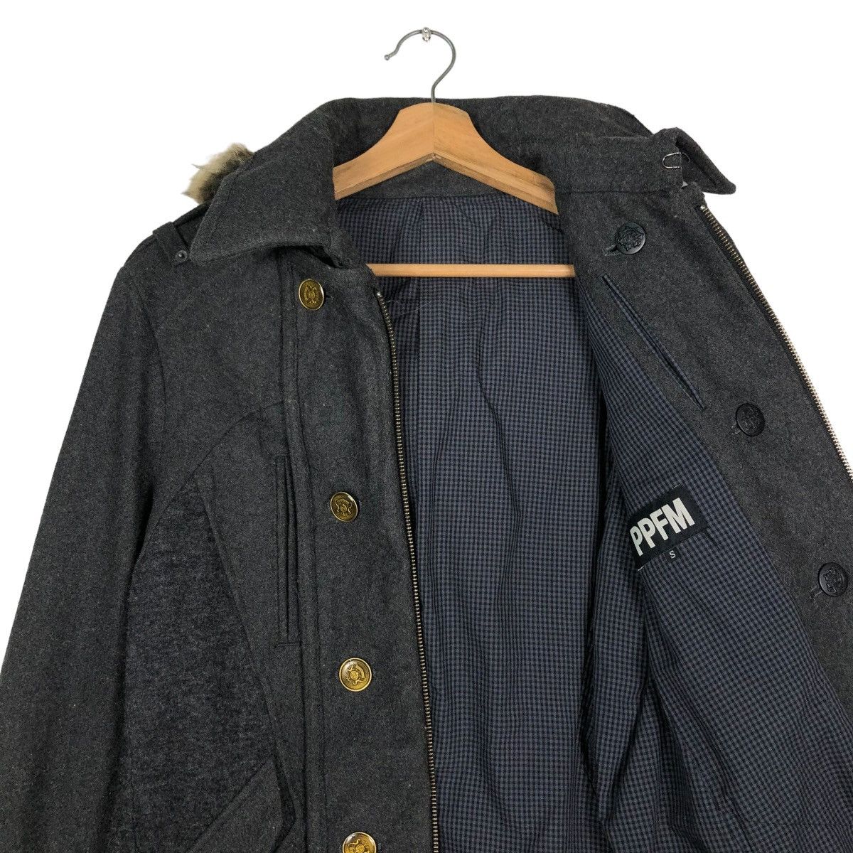PPFM 🔥VINTAGE BIKER JACKET PPFM DOUBLE LAYER MINK FUR HOODIE LGB Size US S / EU 44-46 / 1 - 14 Thumbnail