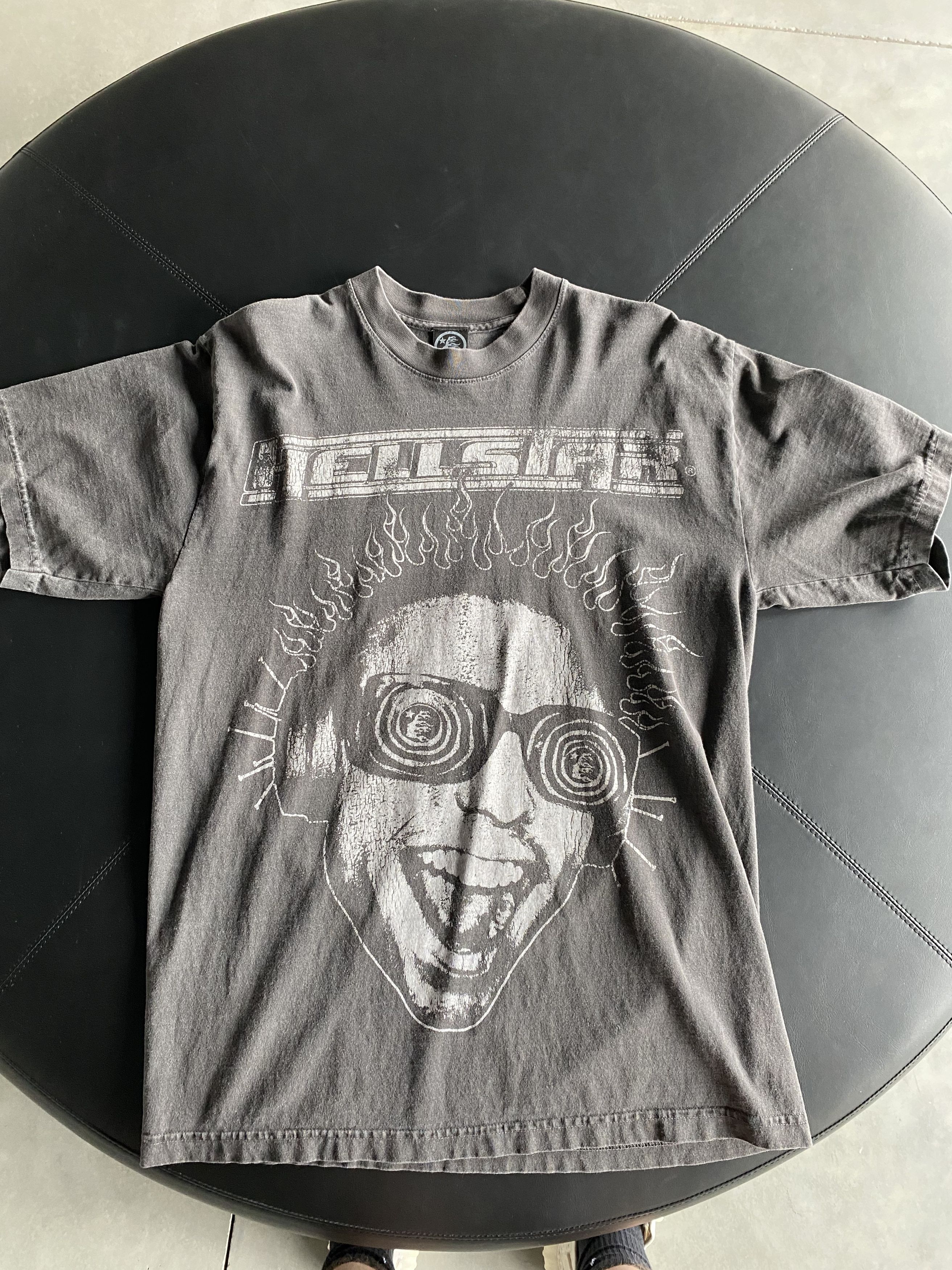HELLSTAR Hellstar Grey Rage Tee | Grailed