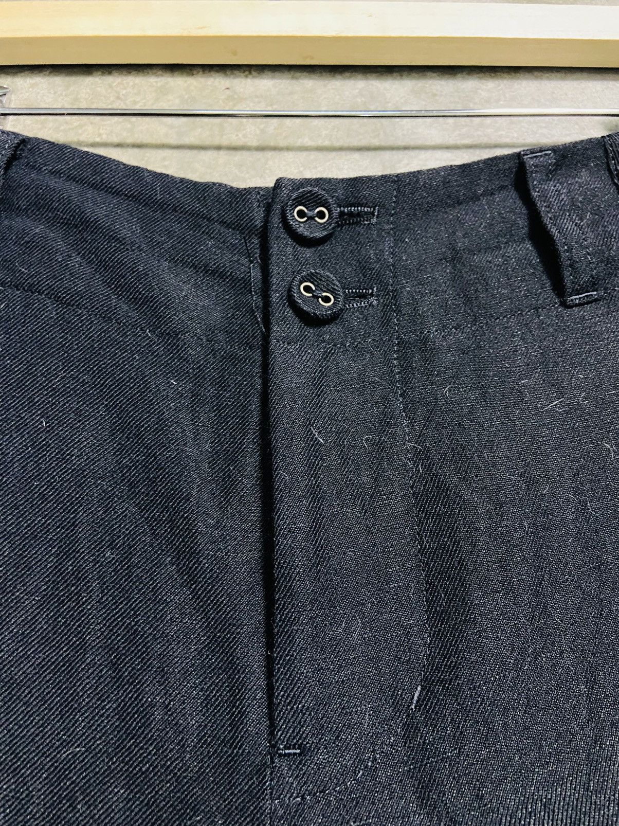 Vivienne Tam Vivienne Tam Wide-Leg Wool-Linen Culottes w Embellished Hem Size 30" / US 8 / IT 44 - 10 Thumbnail