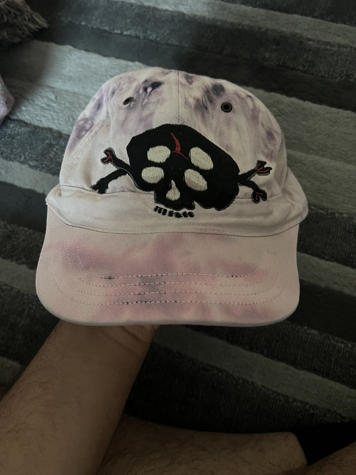 KAPITAL レインスカル Katsuragi Barbie cap KAPITAL Hat/Cap Katsuragi Barbie CAP (Rain Skull) ASHBURY DYED