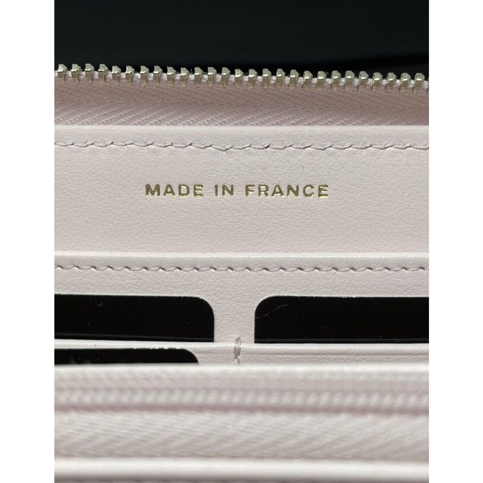 Chanel Authentic Chanel Pink Caviar Classic Long Zippy Zip Wallet Size ONE SIZE - 5 Thumbnail