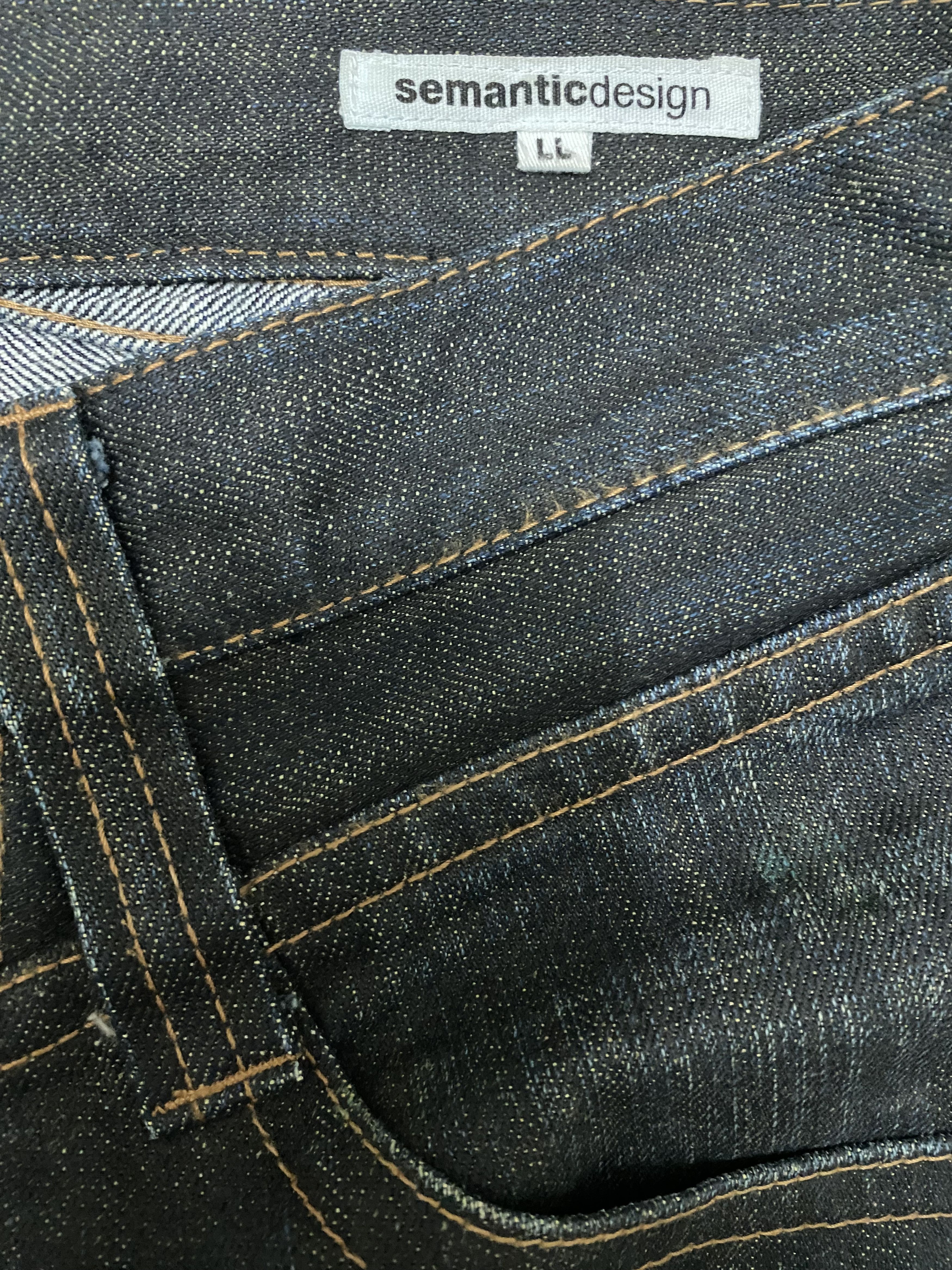 semanticdesign Japanese Semantic Designe Wax Denim Size US 33 - 5 Thumbnail