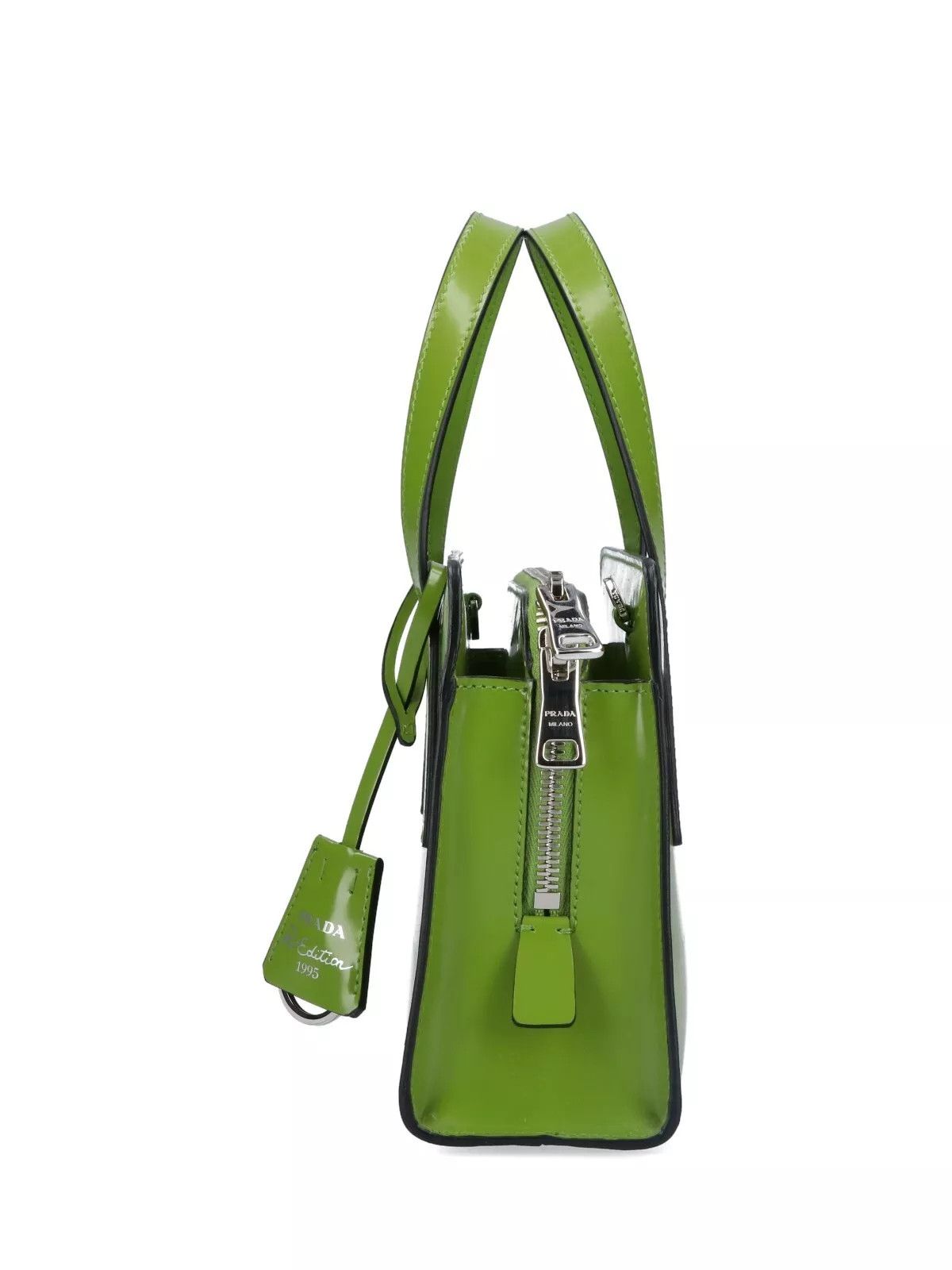 Prada PRADA Re-Edition $3500 Green Brushed-Leather Mini Bag New Size ONE SIZE - 4 Thumbnail
