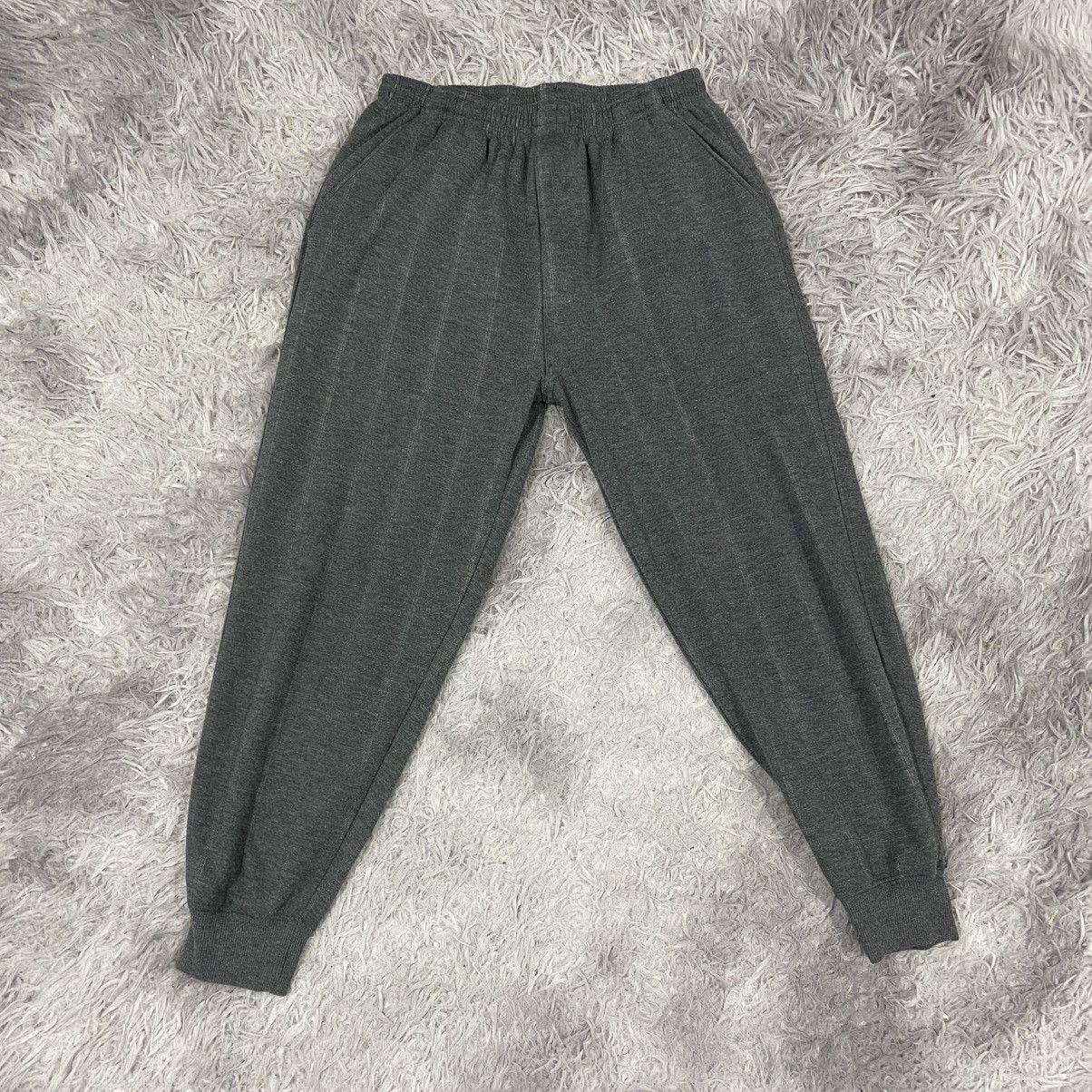 Japanese Brand × Vintage Jogger pants stripe grey Size US 26 / EU 42 - 1 Thumbnail