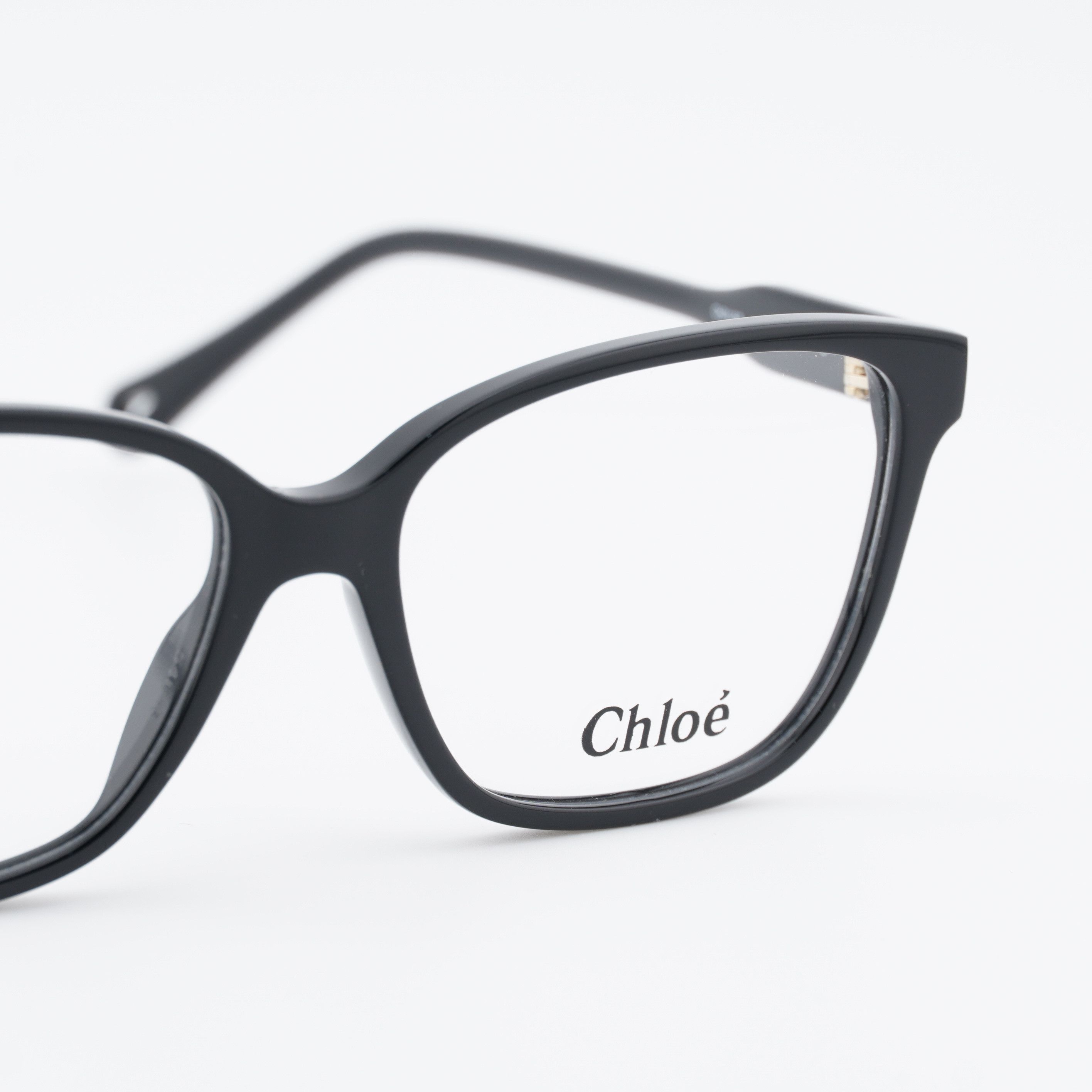 Chloe Chloe CH0115O 001 Eyeglasses Shiny Black 54mm Square Frame Size ONE SIZE - 7 Thumbnail