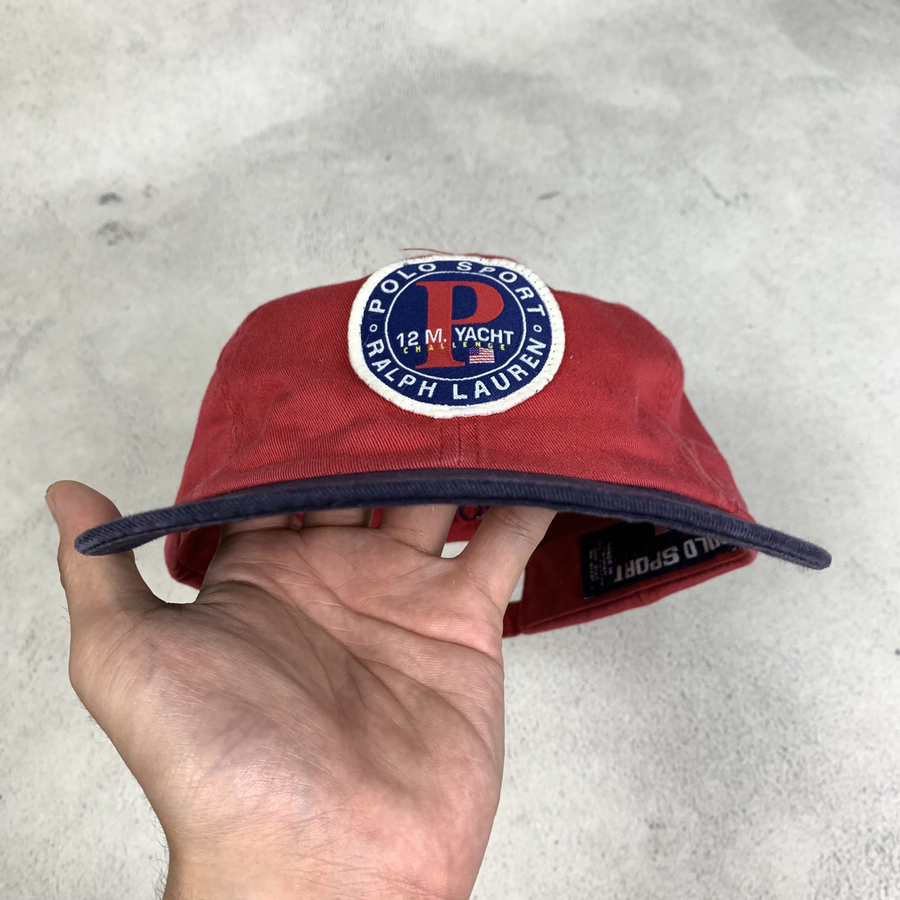 Polo Ralph Lauren Vintage Polo Sport Ralph Lauren Hat Cap Size ONE SIZE - 3 Thumbnail