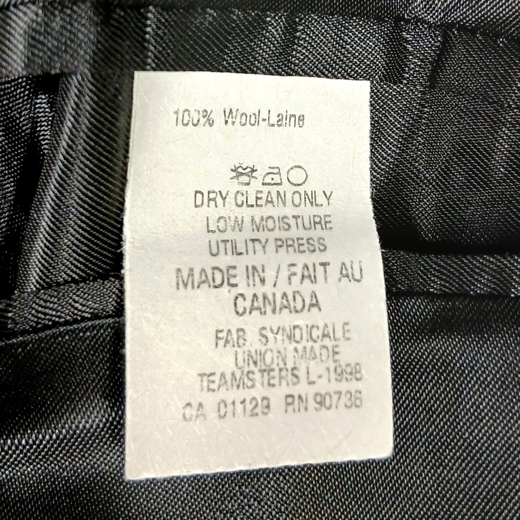 Ralph Lauren Lauren Ralph Lauren Blazer Men's 44R Gray Pinstripe Two Button Wool Size 44R - 6 Thumbnail