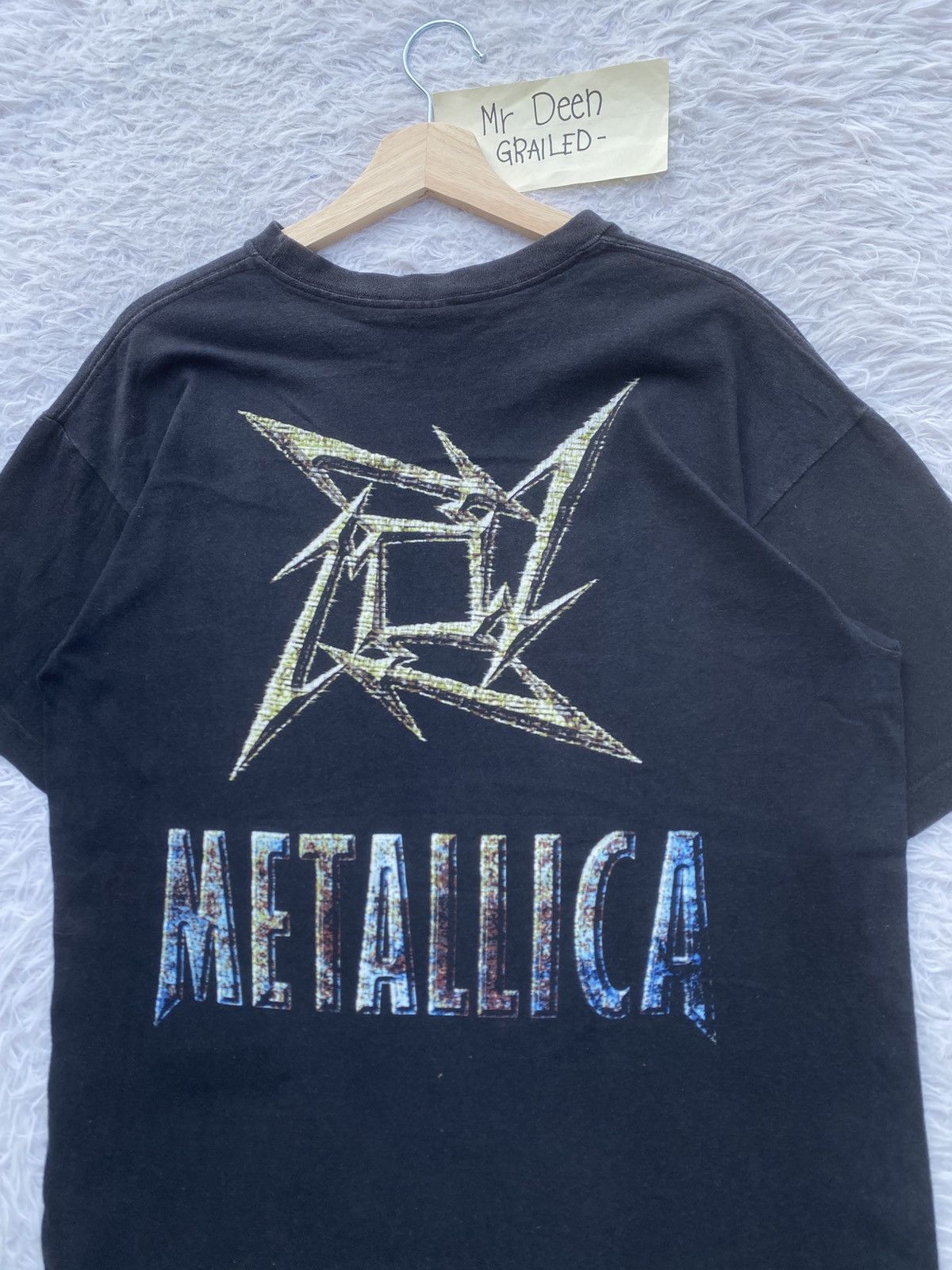 Metallica Vintage 90s Tour Metallica Giant Tag Band T Shirt Size US L / EU 52-54 / 3 - 7 Thumbnail