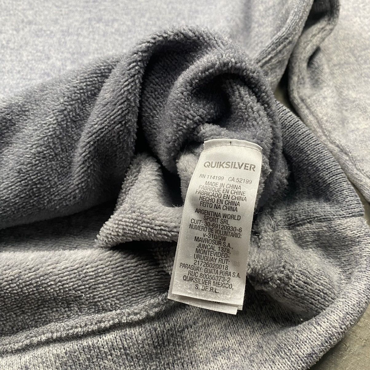 Billabong × Quiksilver y2k Quiksilver Outdoor Fleece Wool Raglan Crewneck Size US S / EU 44-46 / 1 - 5 Thumbnail