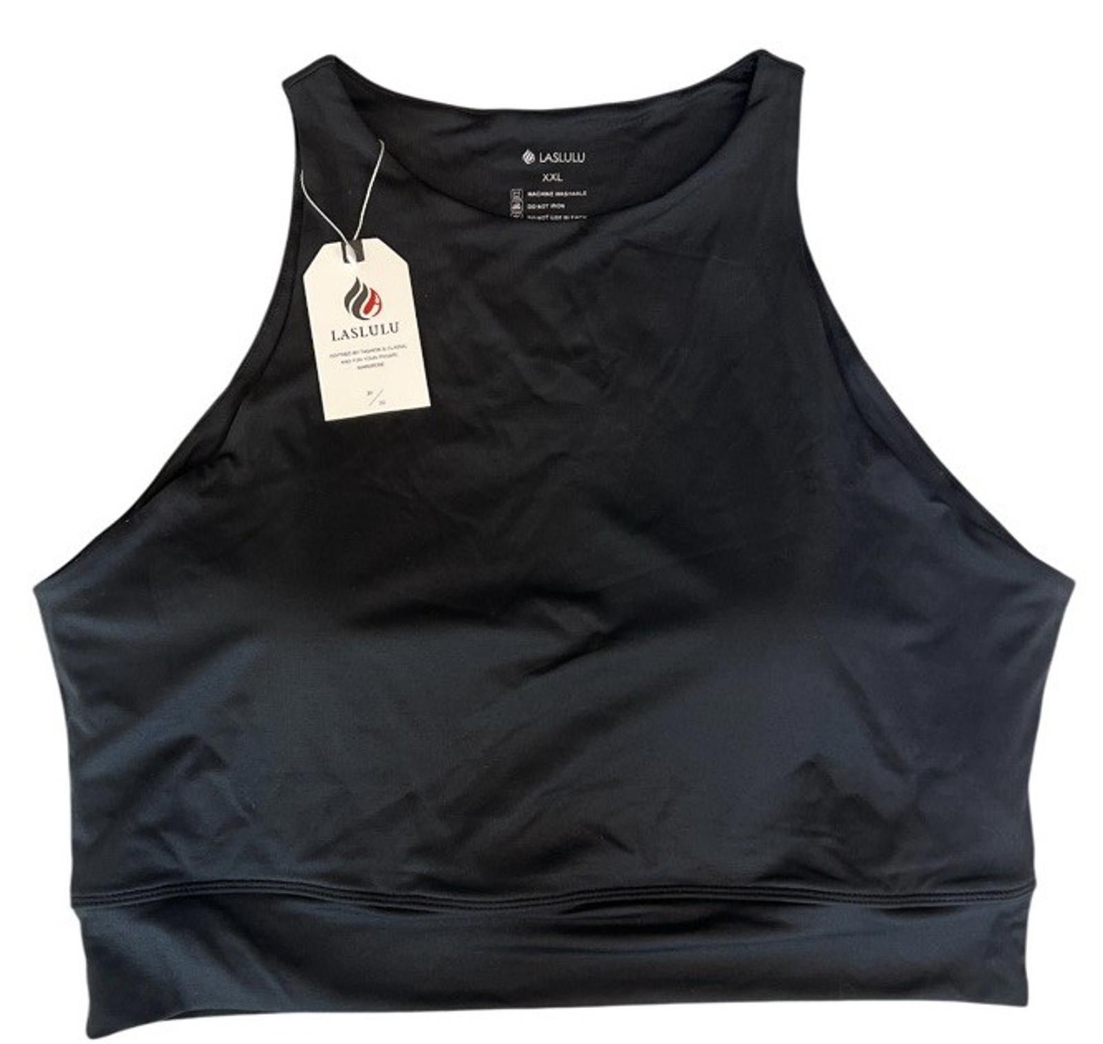 Designer Laslulu Padded Sports Bra Sz XXL Size ONE SIZE - 2 Thumbnail