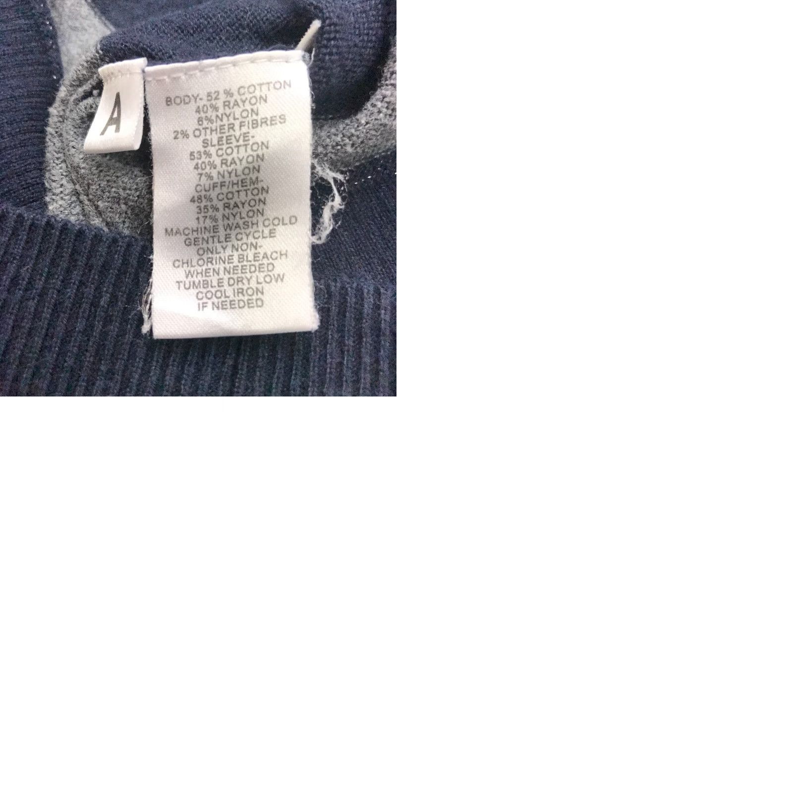 Loft VINTAGE loft womens sweater XS blue knit top lightweight zipper v-neck Size XS / US 0-2 / IT 36-38 - 9 Thumbnail