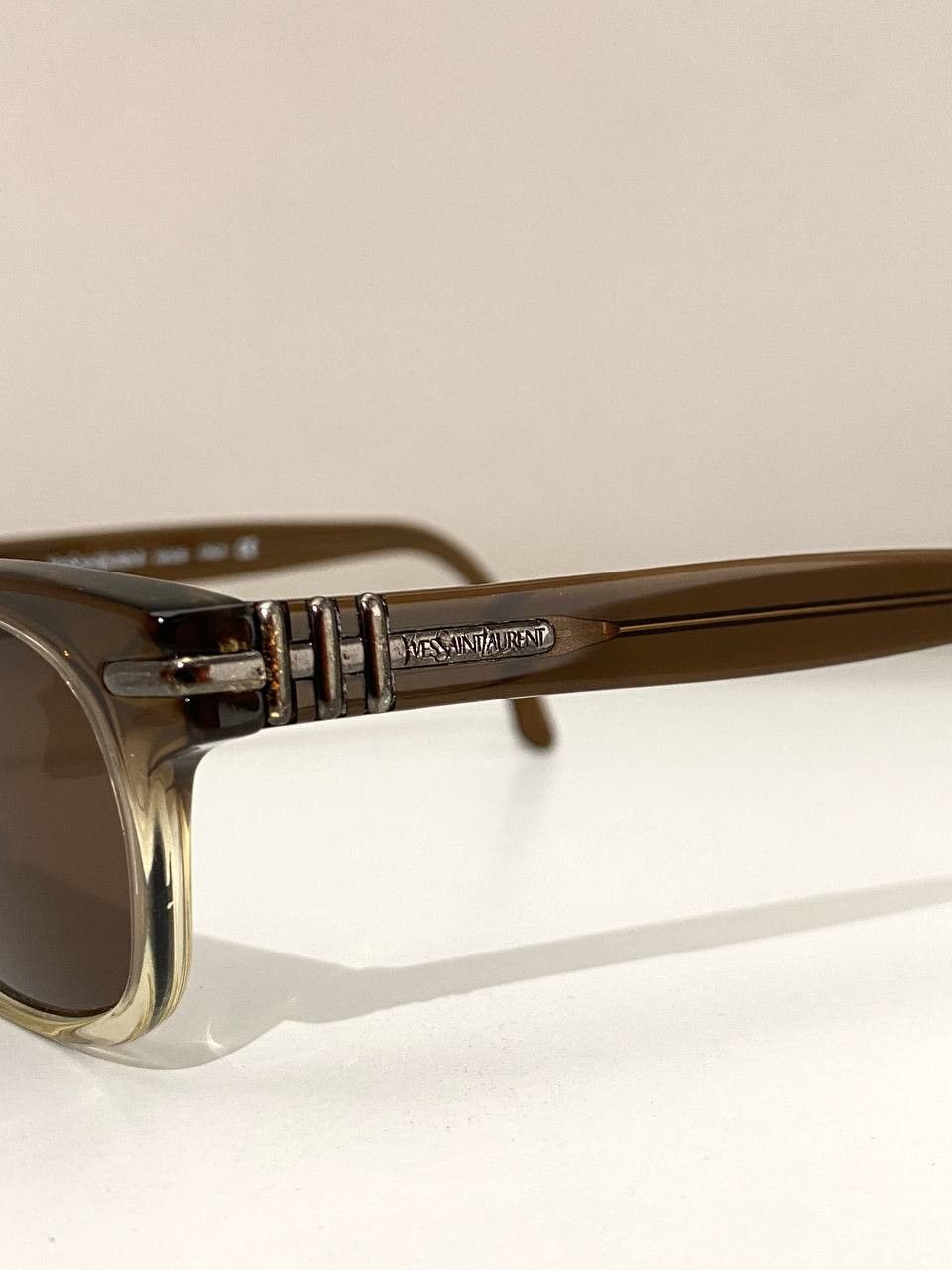Yves Saint Laurent Yves Saint Laurent YSL Logo Square Retro Sunglasses VIntage Size ONE SIZE - 7 Thumbnail
