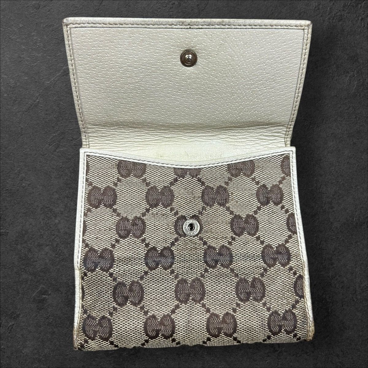 Gucci × Vintage Vintage Gucci Monogram Wallet with box Size ONE SIZE - 4 Thumbnail