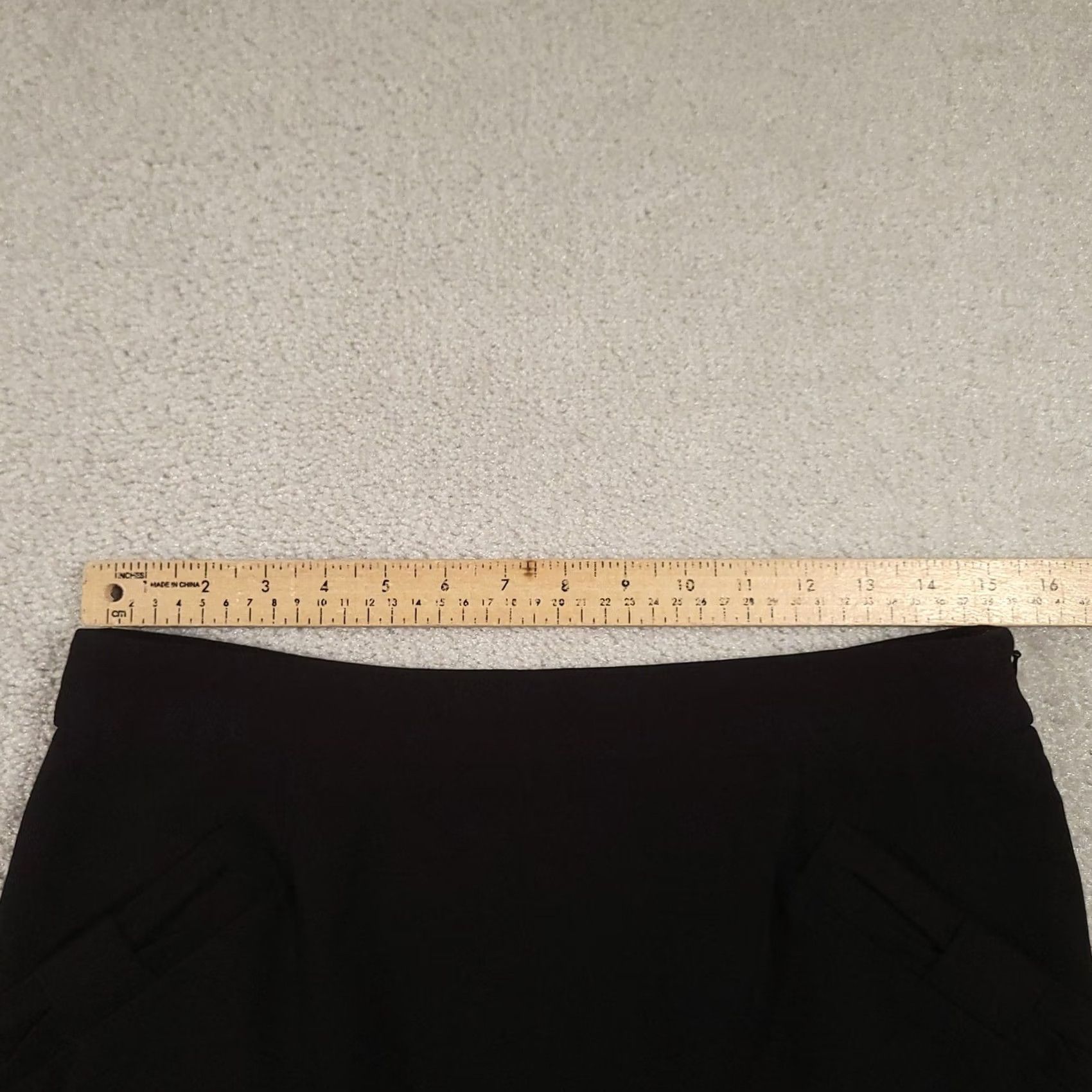 Vintage Body by Victoria Skirt Womens 8 Black Pencil Career Office Stretch Pockets Classic Women Size 30" / US 8 / IT 44 - 5 Thumbnail