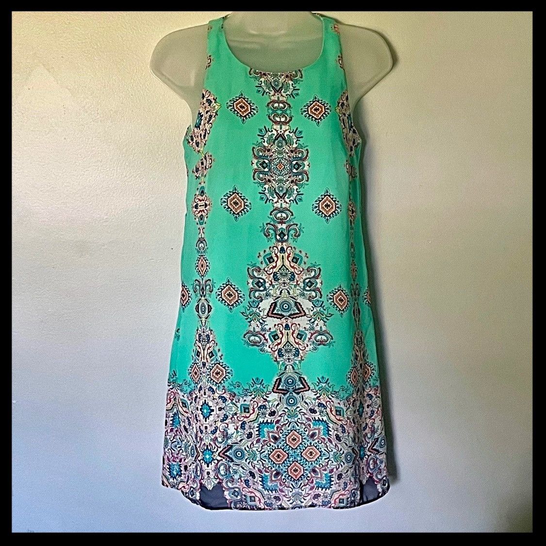Other Mint Multi Print Paisley Dress Size XS / US 0-2 / IT 36-38 - 4 Thumbnail