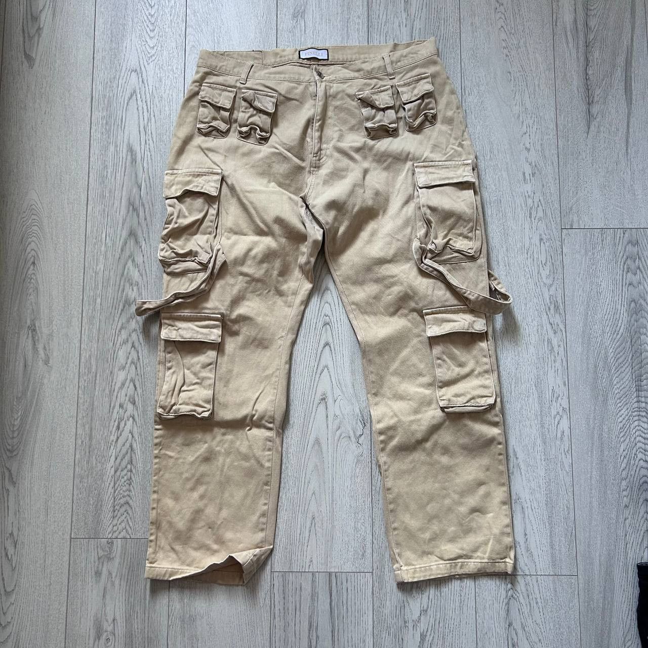Other Men's beige multi-pocket cargo pants, size XXL W36 L36 Size US 36 / EU 52 - 1 Thumbnail