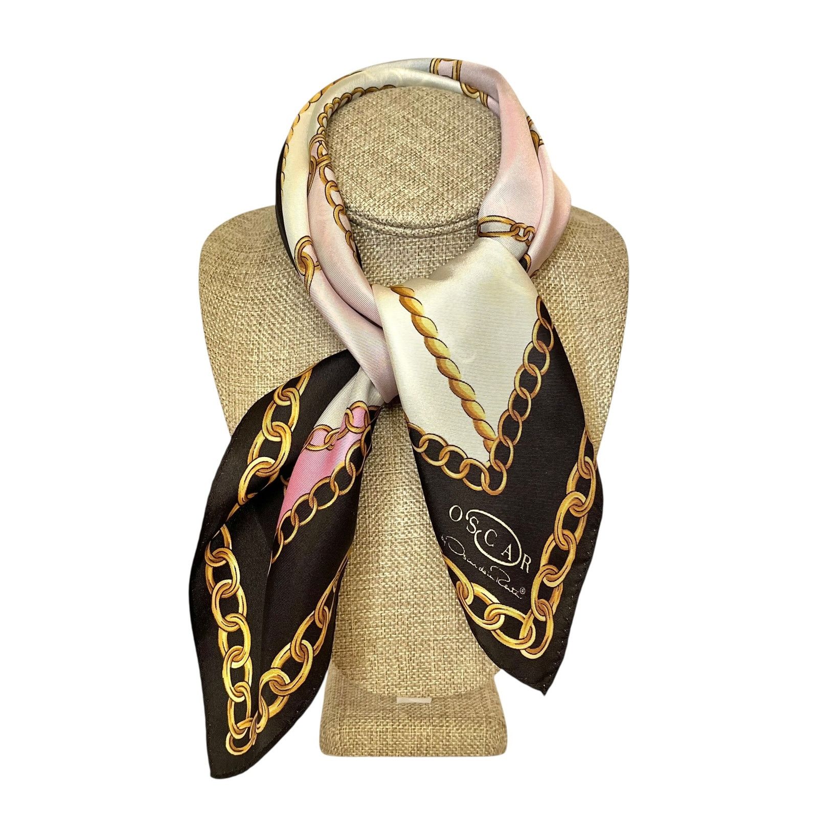 Oscar De La Renta Oscar by Oscar de la Renta Vintage Silk Square Scarf Set Size ONE SIZE - 2 Thumbnail