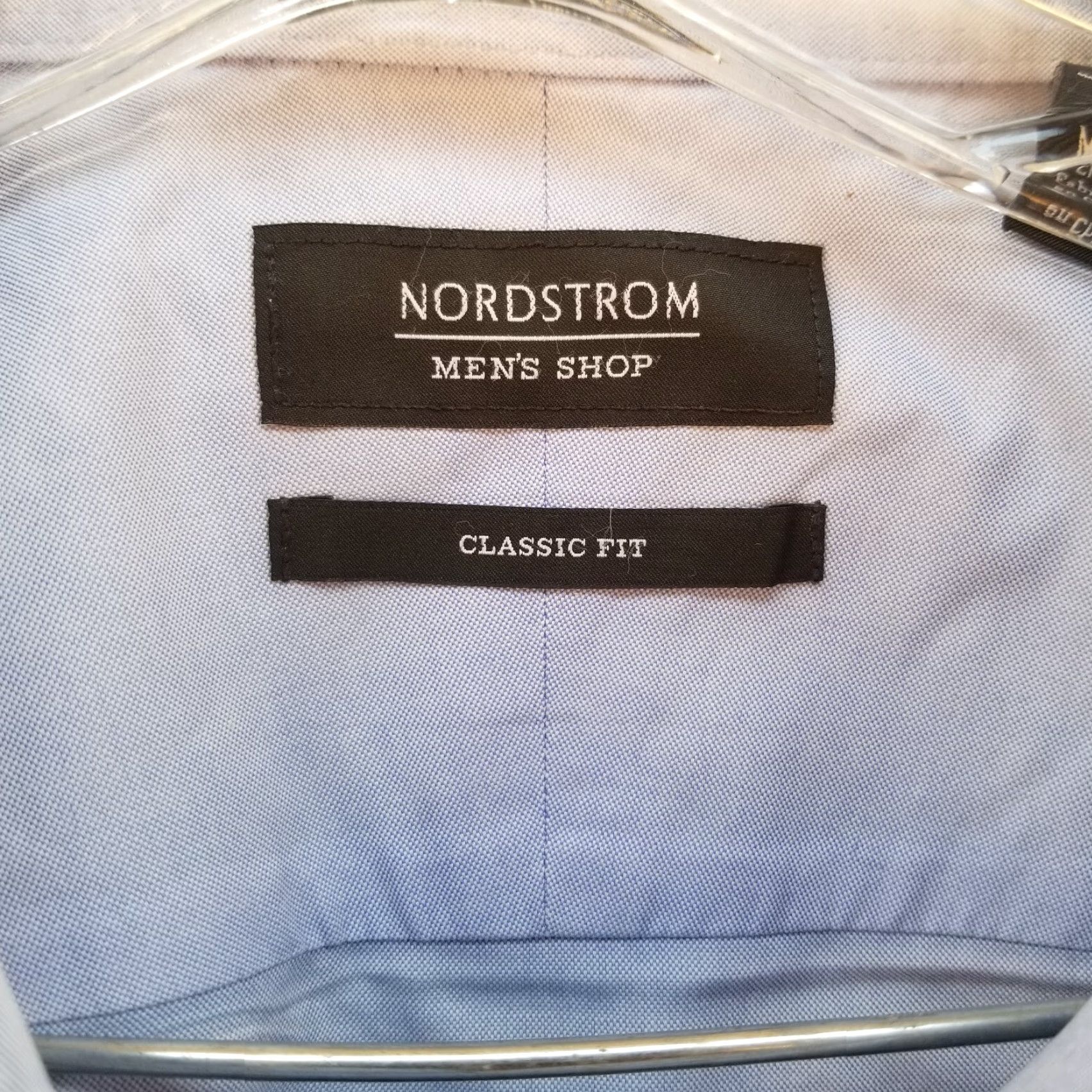 Nordstrom Nordstrom Smart Care Classic Fit Men's Long Sleeve Shirt Blue 17 1/2 / 33 Plaid 100% Cotton Button Down Wrinkle Free Adjustable Smartcare Mens Shirt Size US XXL / EU 58 / 5 - 2 Thumbnail
