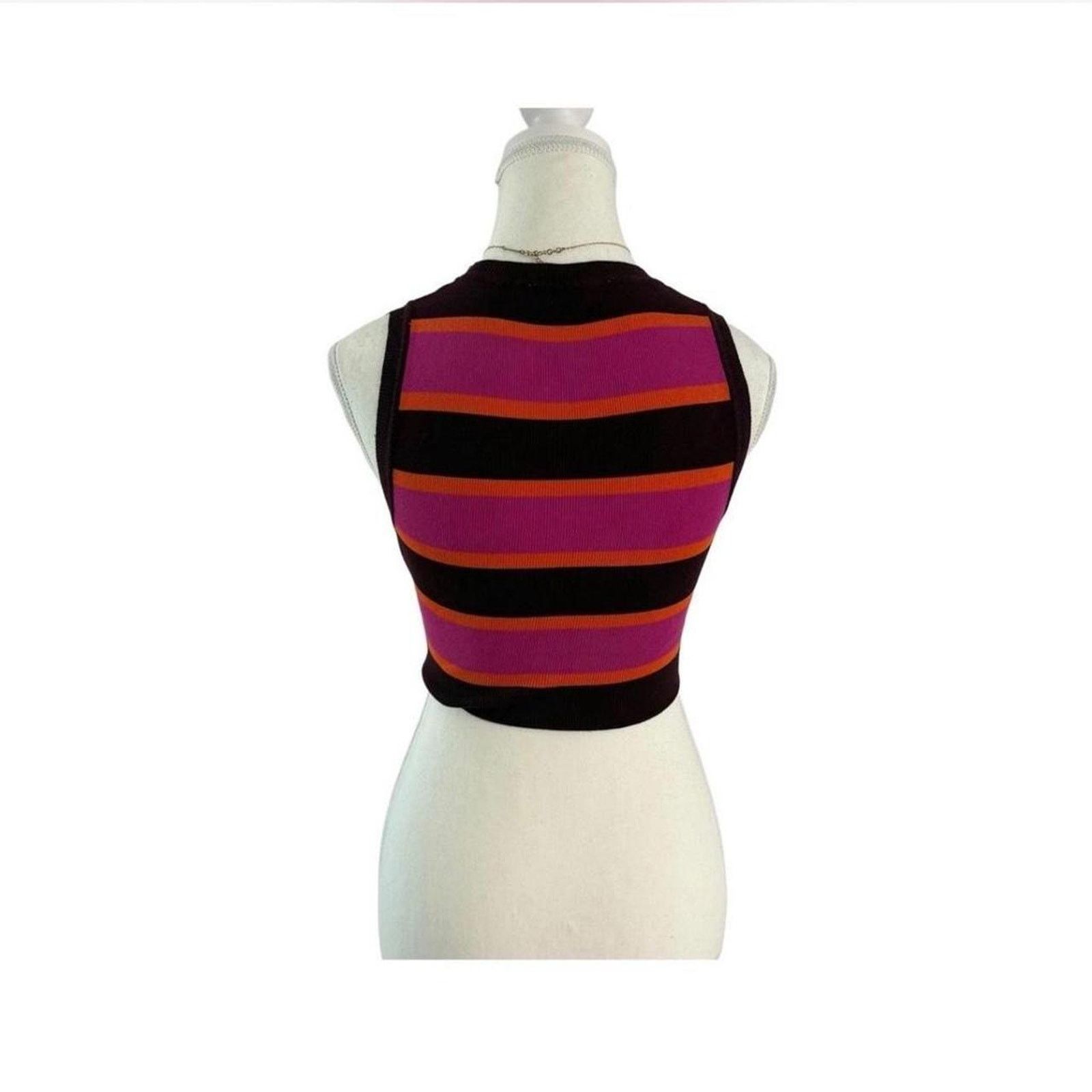 Zara Zara Stripped Summer Crop Top Womens Size small Size S / US 4 / IT 40 - 2 Thumbnail