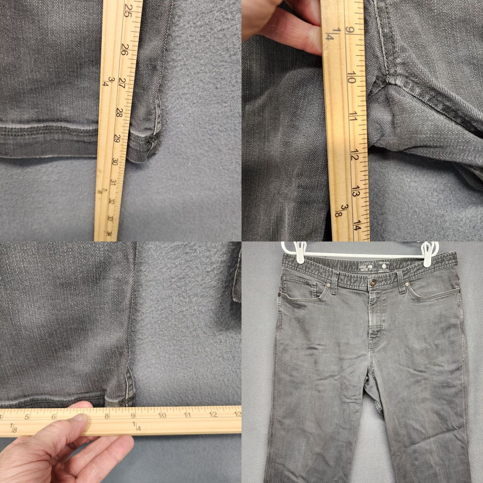 Mountain Hardwear VINTAGE Mountain Hardwear Jeans Mens 36x30 Black Straight Leg Cotton Blend Stretch Size US 36 / EU 52 - 8 Thumbnail