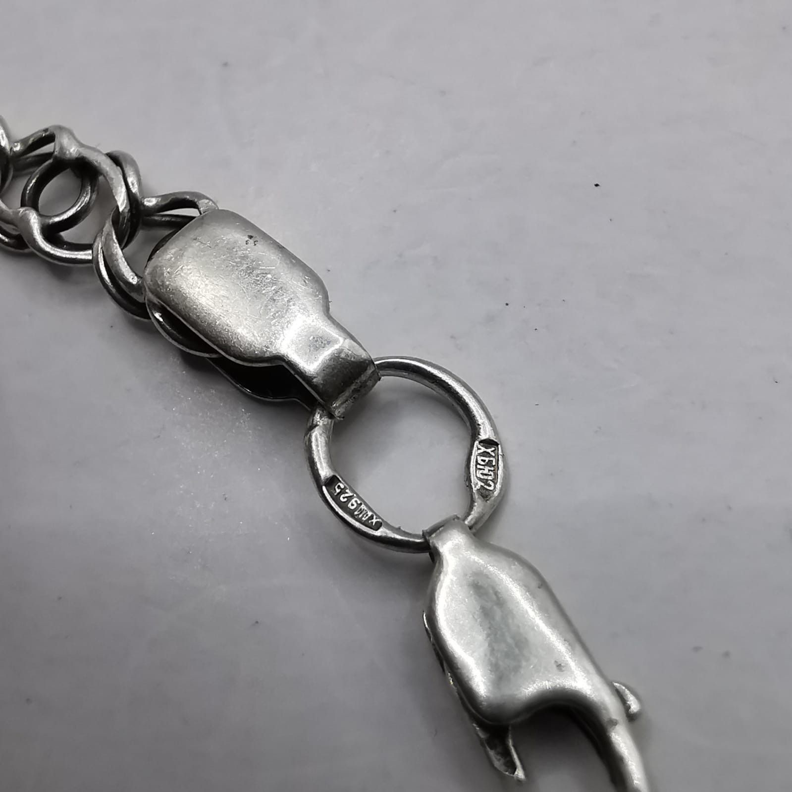 Sterling Silver Vintage Chain, 925 Sterling Silver, Signed 11.07g Size ONE SIZE - 4 Thumbnail