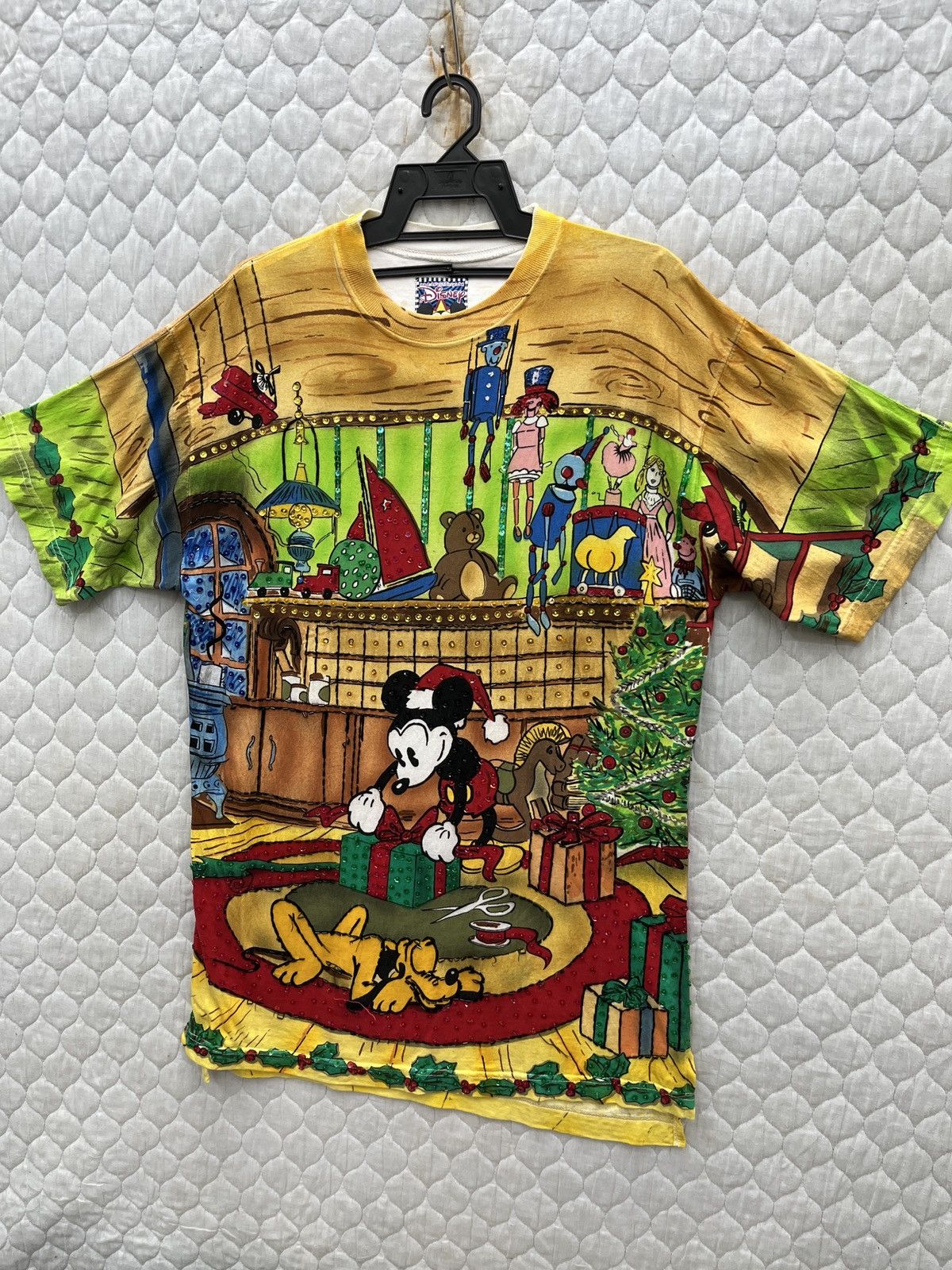 Disney × Mickey Mouse 🔥🔥🔥DISNEY MICKEY MOUSE EXCLUSIVELY BY JOUJOU FULL PRINT TEES Size L / US 10 / IT 46 - 3 Thumbnail