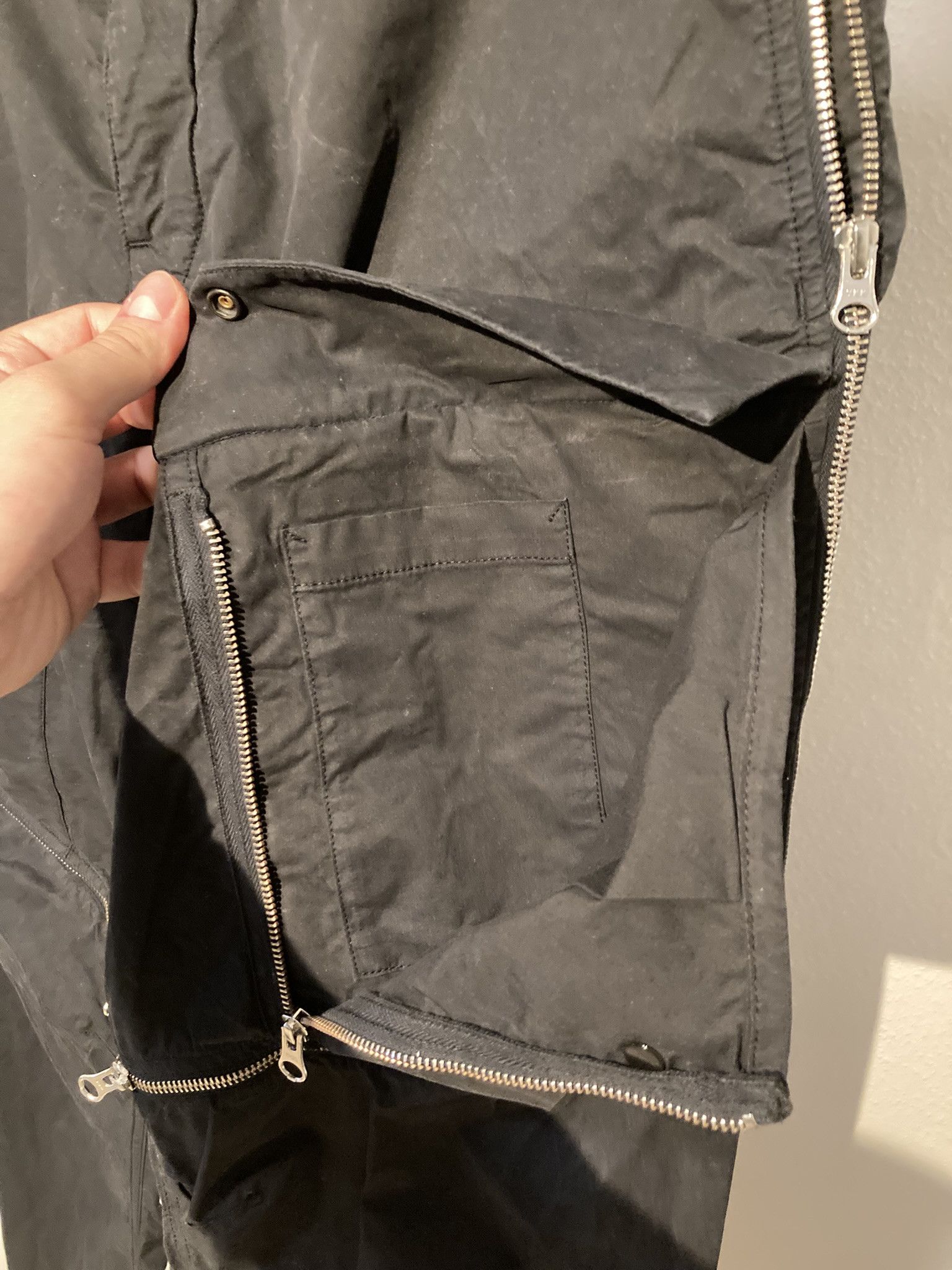 Stone Island Shadow Project SISP Zip Ventilated Cargo Pants Size US 32 / EU 48 - 6 Thumbnail