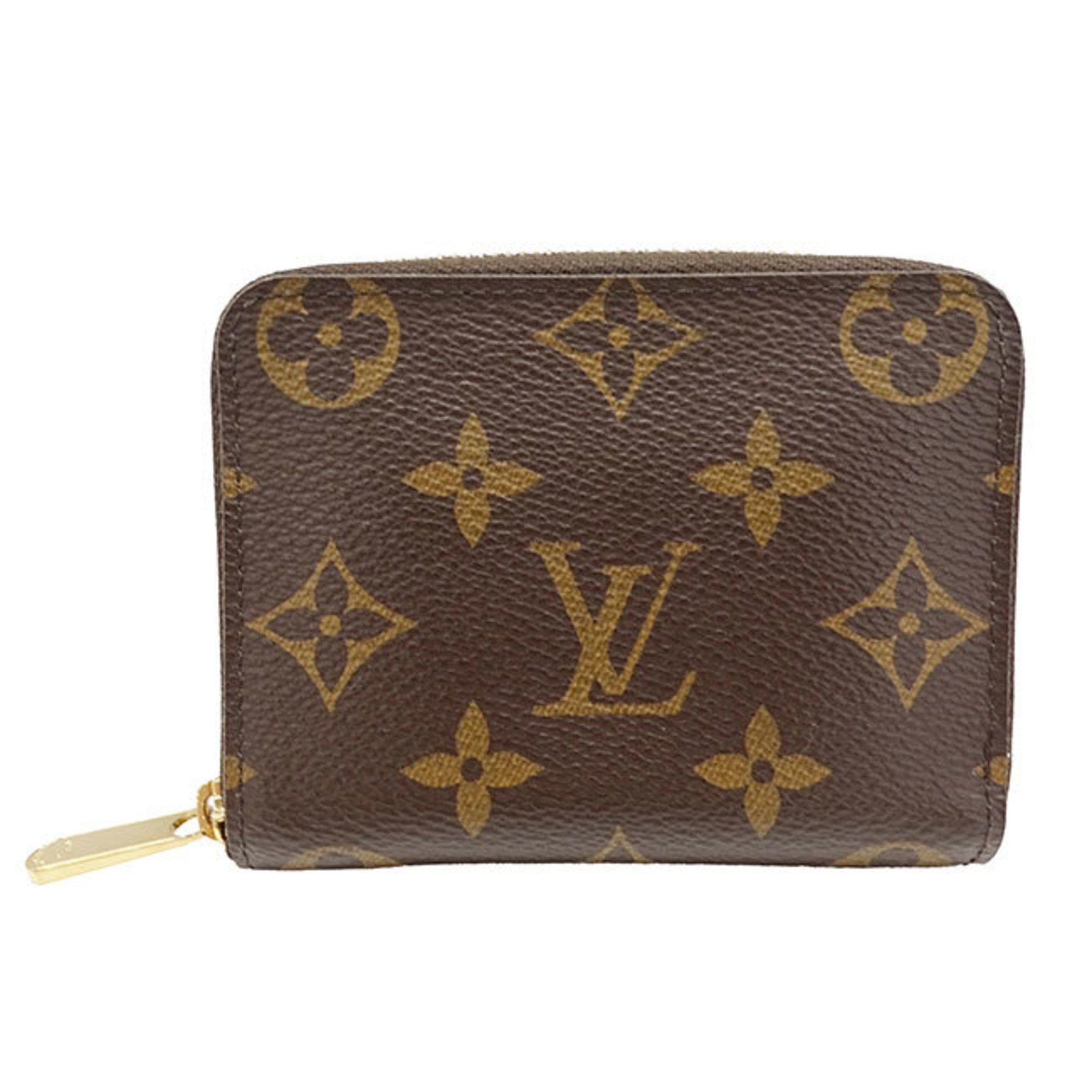 Louis Vuitton Wallet For Women And Men Coin Case Monogram Canvas Zipper Purse Brown M60067 Round