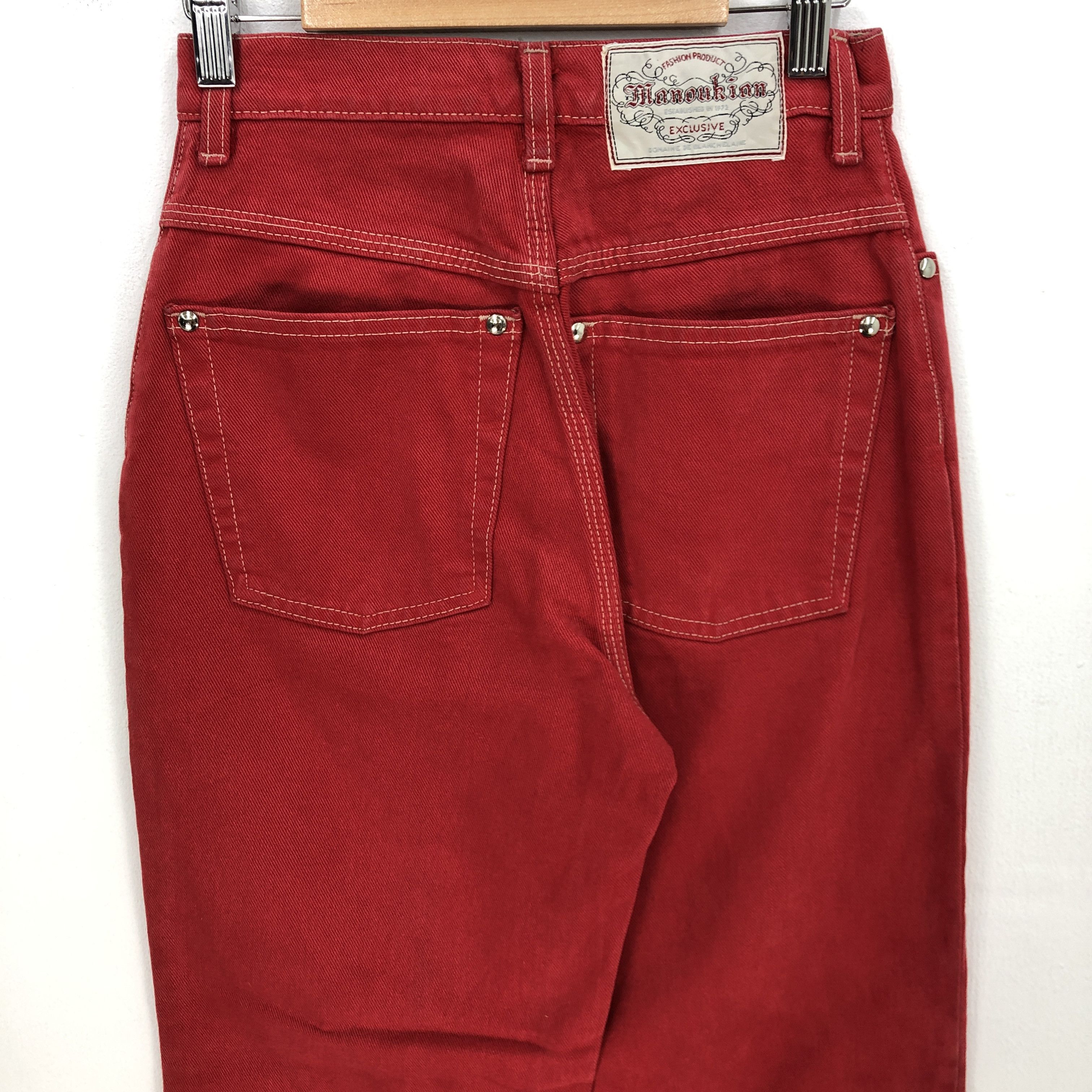 Japanese Brand Vintage Alain Manoukian Baggy Jeans Designer Denim Pants Size 24" / US 00 / IT 34 - 4 Thumbnail