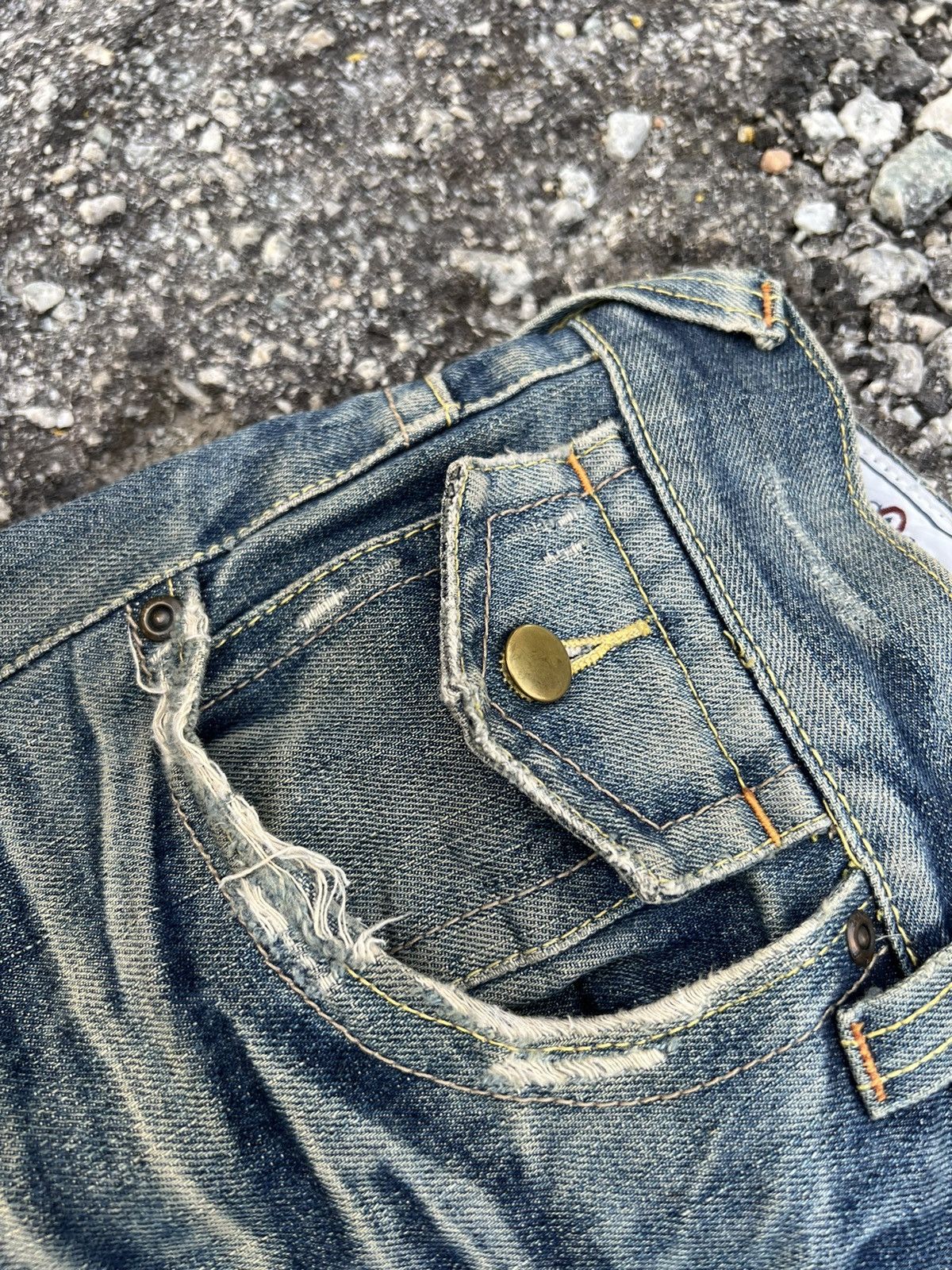 Abercrombie & Fitch VTG ABERCROMBIE & FITCH DISTRESSED JEANS Size US 30 / EU 46 - 6 Thumbnail