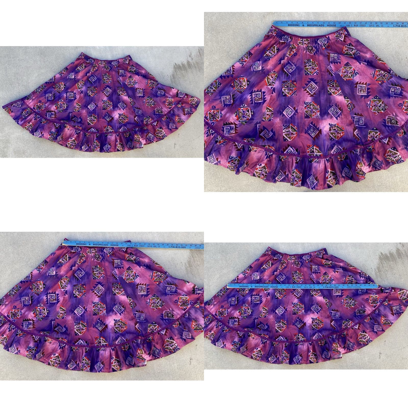 Vintage VINTAGE Desert West Sherry Holt Western Shirt Full Skirt Set Purple Southwestern Shirt Skirt 1980s Rockabilly Mens or Womens? (Gender not provided) Size L / US 10 / IT 46 - 9 Thumbnail