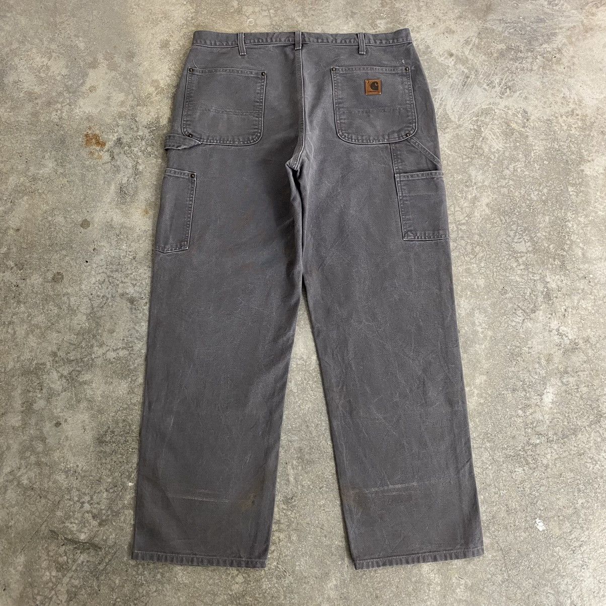 Carhartt Vintage Carhartt Double Knee Gravel Grey Carpenter Pants Size US 36 / EU 52 - 15 Thumbnail