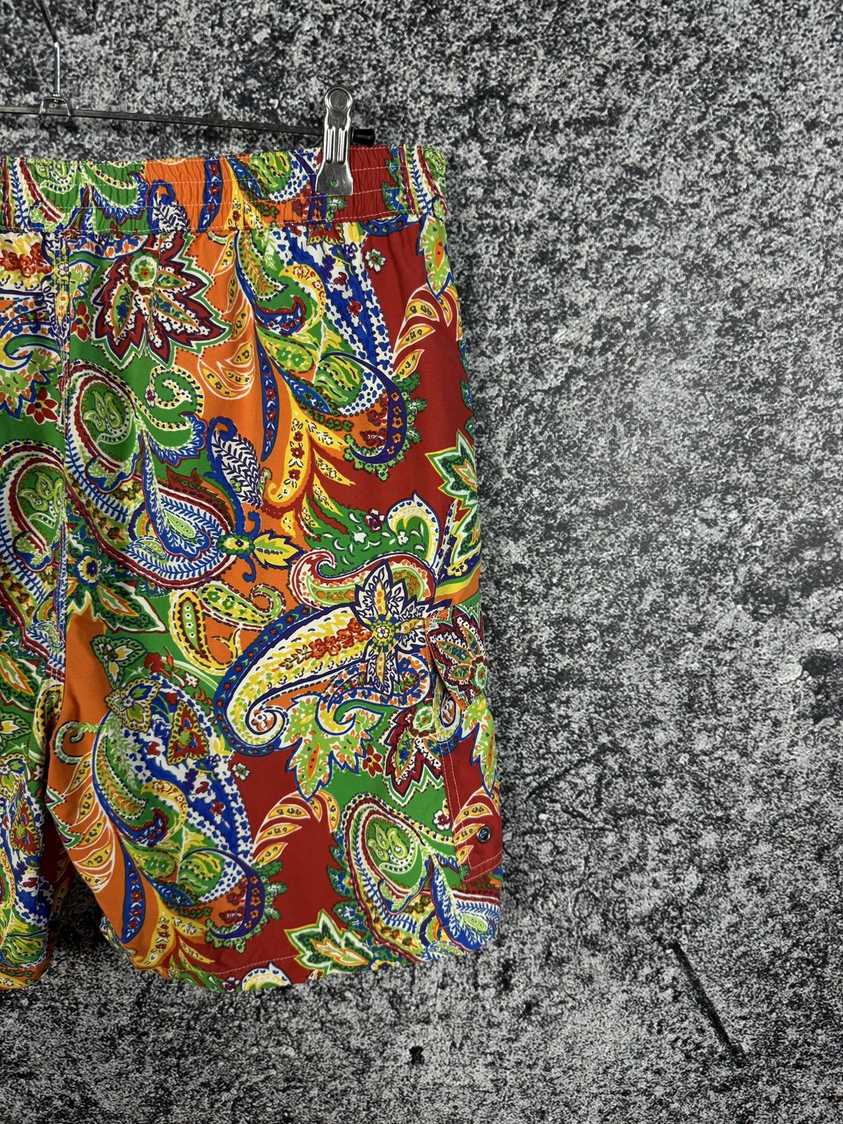 Polo Ralph Lauren Polo Ralph Lauren Swim Shorts Paisley Print Boho Vintage Size US 34 / EU 50 - 12 Thumbnail
