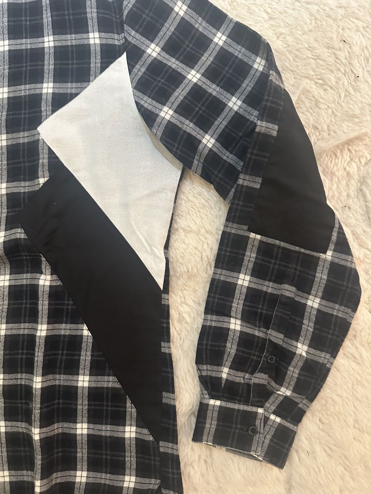 Neil Barrett Black & White/ Grey Shirt Size US L / EU 52-54 / 3 - 2 Thumbnail