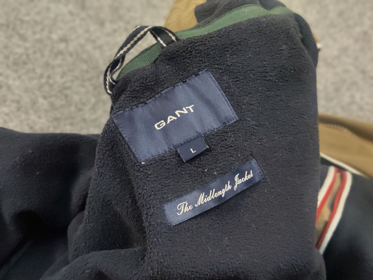 Gant Gant the length Dark Khaki Hooded Fleece-insulated Jacket Size US L / EU 52-54 / 3 - 13 Thumbnail