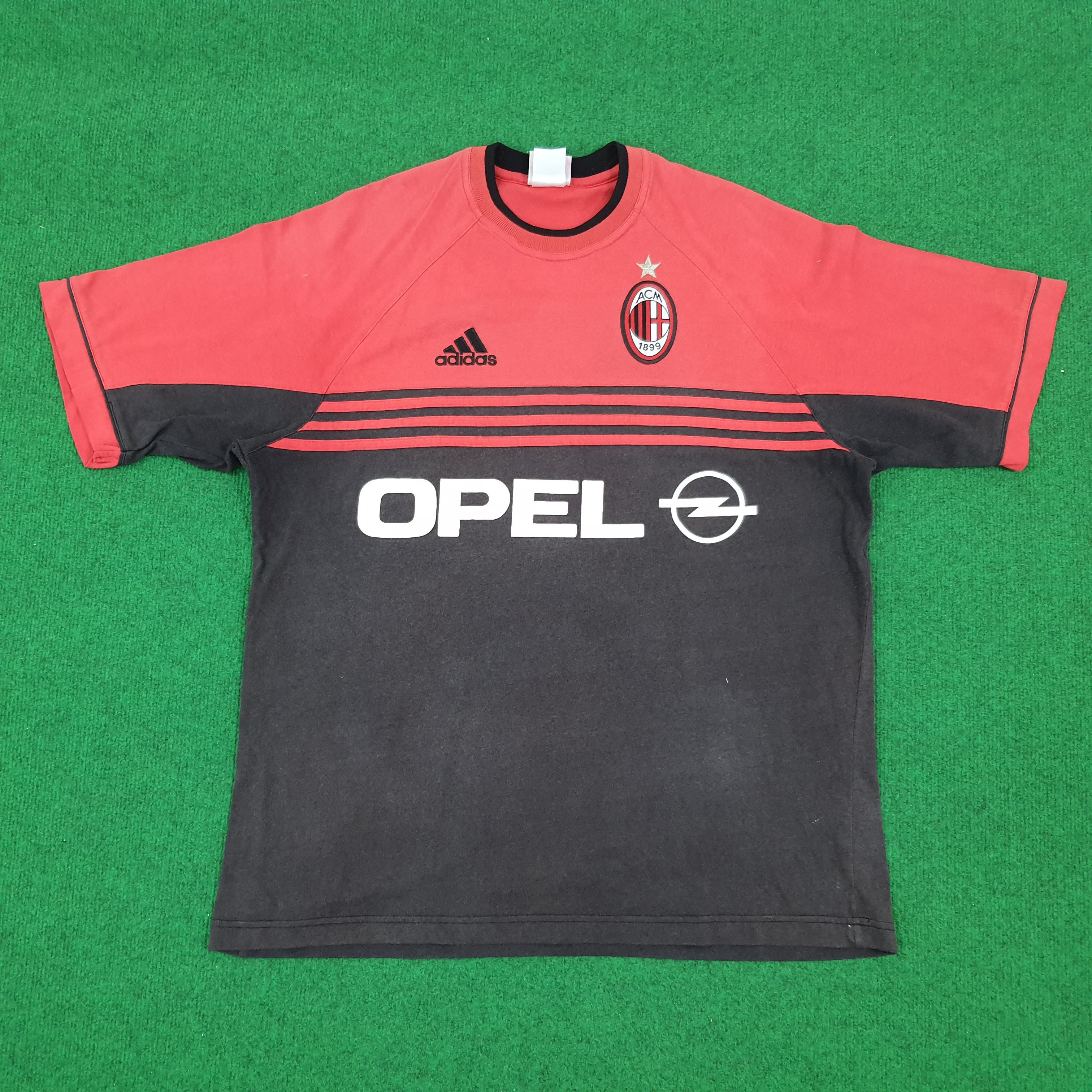 Vintage Adidas Ac Milan Soccer FC Tshirt