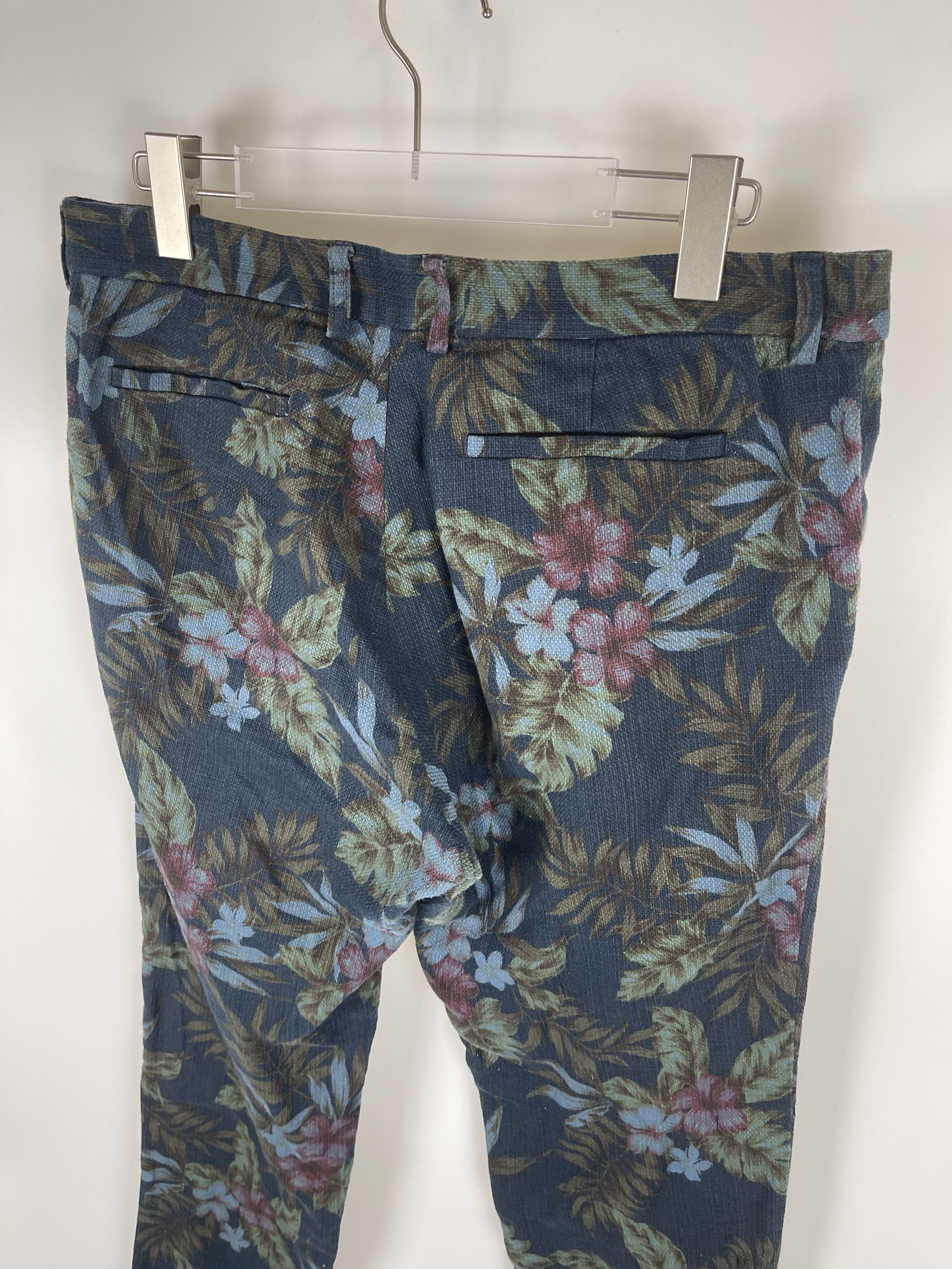 Dries Van Noten Dries Van Noten Floral Denim Pants Size US 34 / EU 50 - 3 Thumbnail