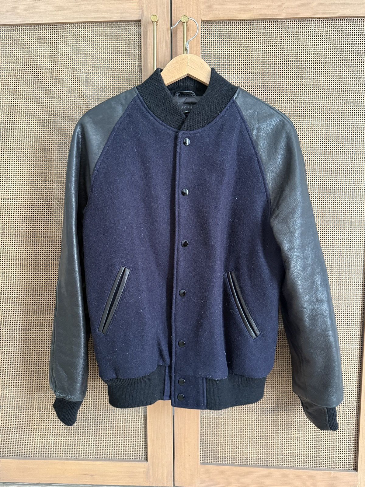 Unis UNIS NY - Wool & Leather Varsity Jacket - Medium Size US M / EU 48-50 / 2 - 1 Thumbnail