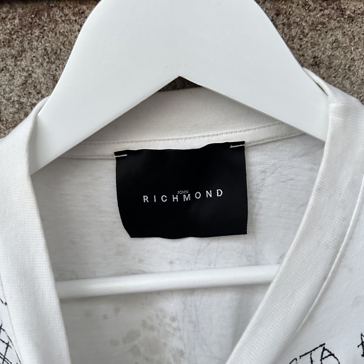 John Richmond Vintage Adult Richmond T-shirts Big Logo Y2K Band 00s UsA Size US S / EU 44-46 / 1 - 6 Thumbnail