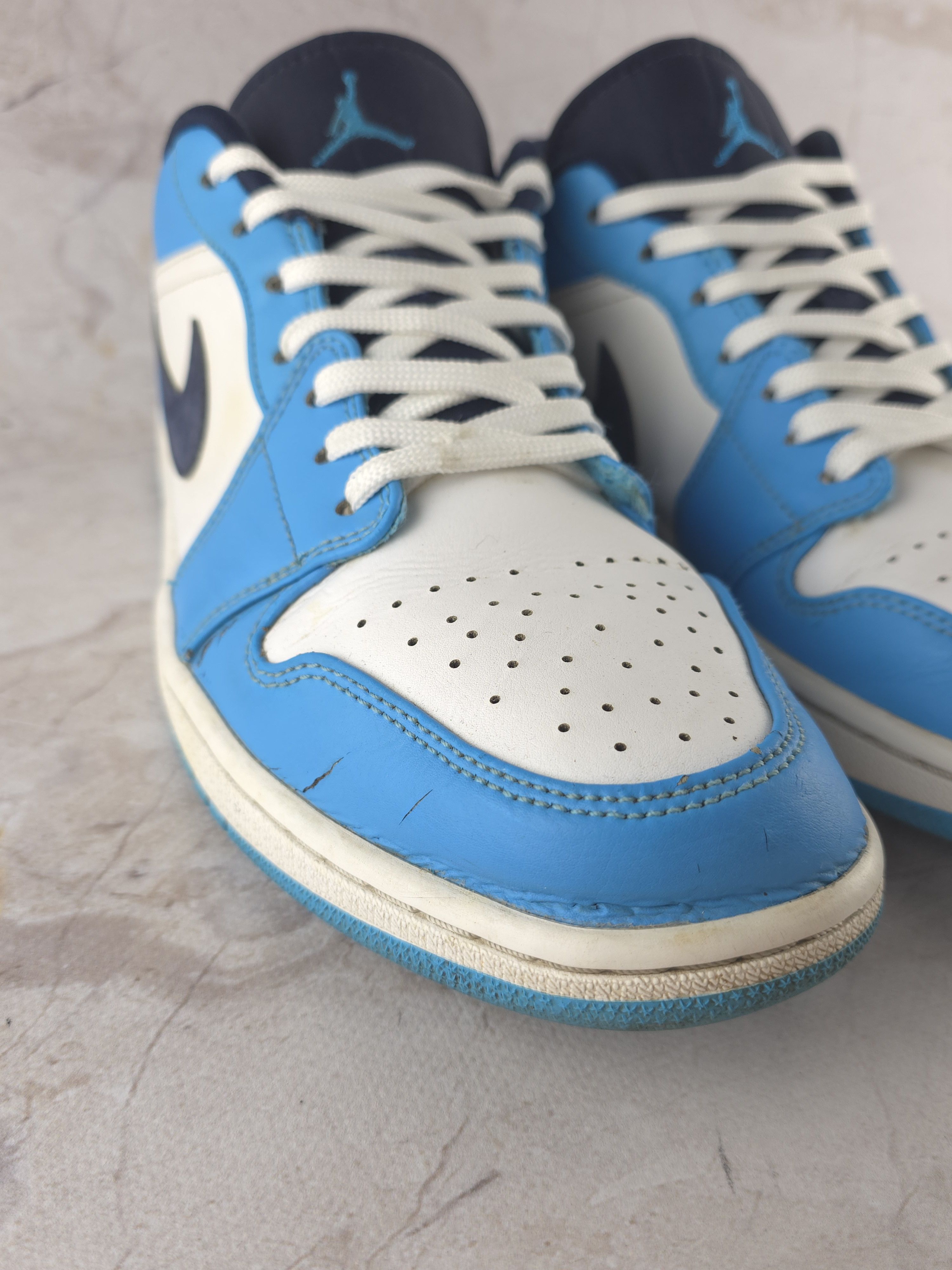 Jordan Brand Jordan 1 low UNC basketball shoes Size US 10 / EU 43 - 7 Thumbnail