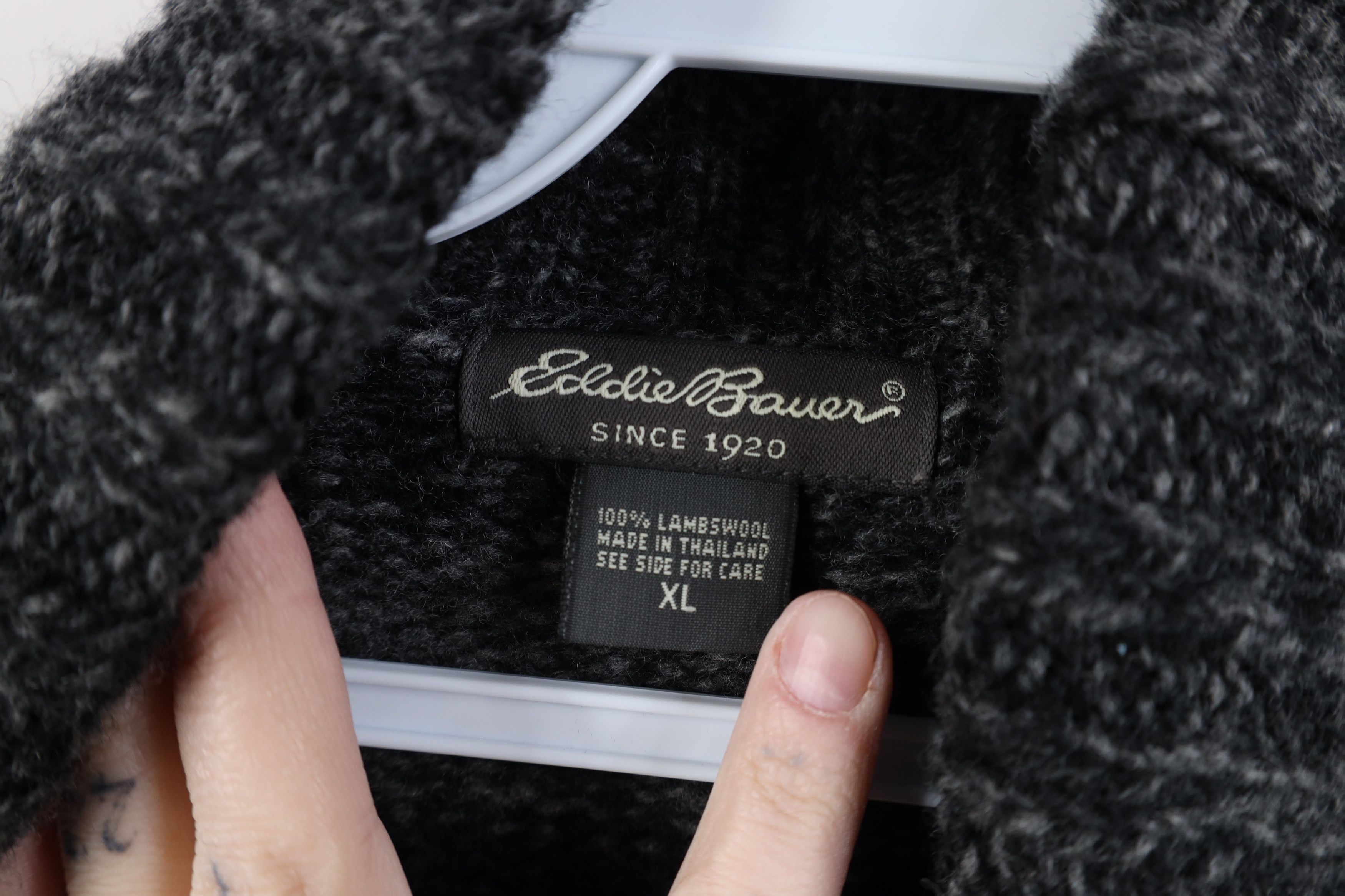 Eddie Bauer Vintage Eddie Bauer Block Lambswool Knit Turtleneck Sweater Size US XL / EU 56 / 4 - 5 Thumbnail