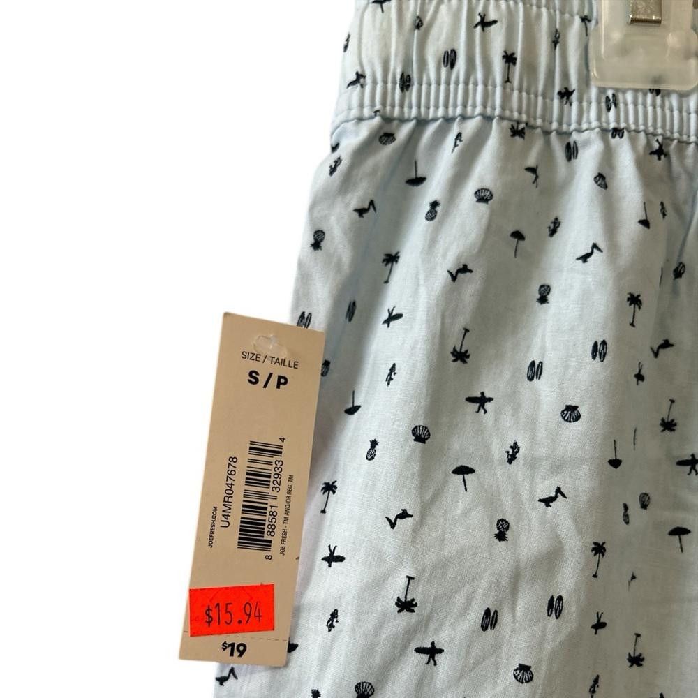Joe Freshgoods BNWT Joe Fresh Men's Small Blue Summer Shorts Size US 30 / EU 46 - 3 Thumbnail