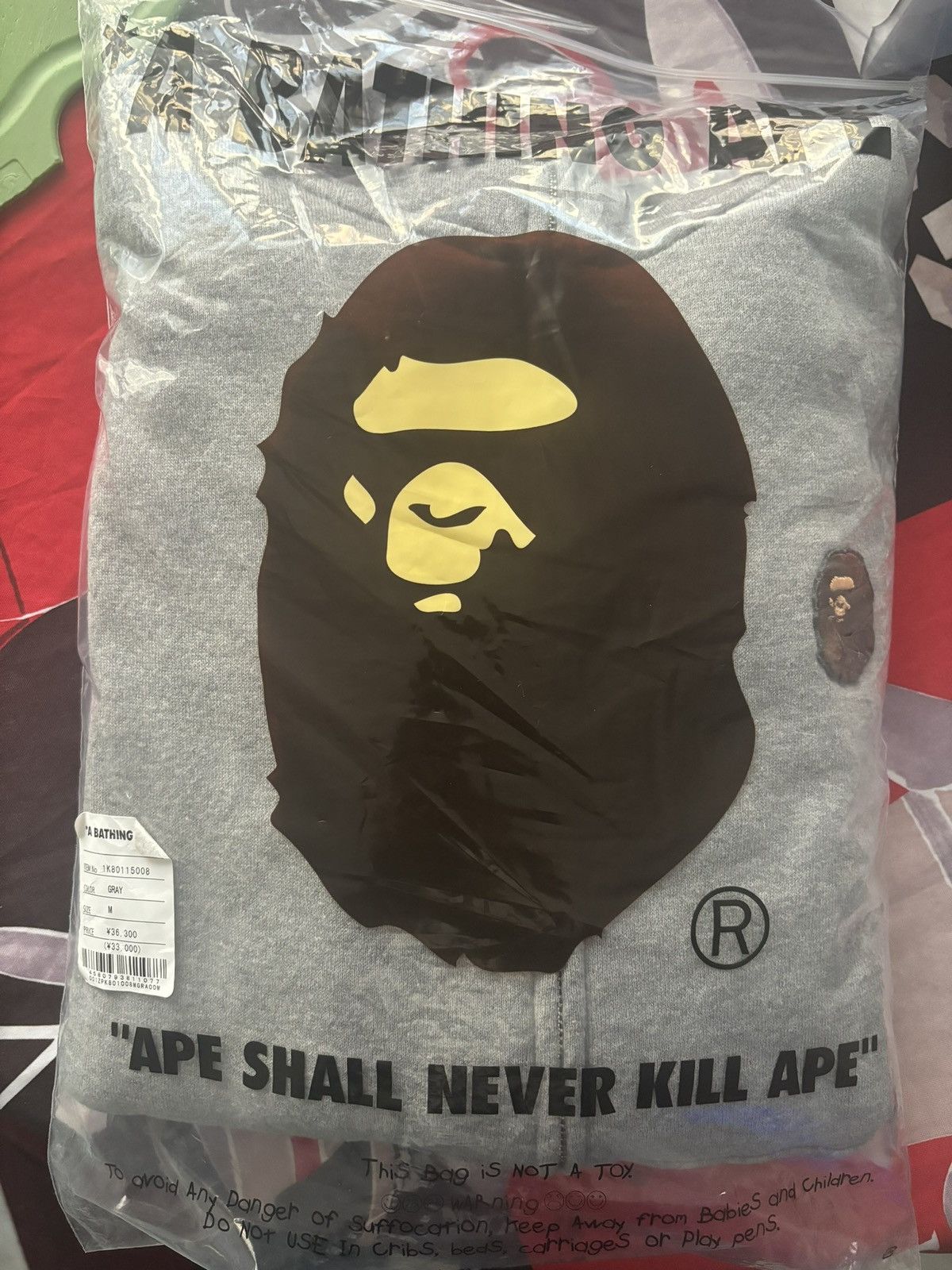Bape APE HEAD FULL ZIP HOODIE Size US M / EU 48-50 / 2 - 8 Thumbnail