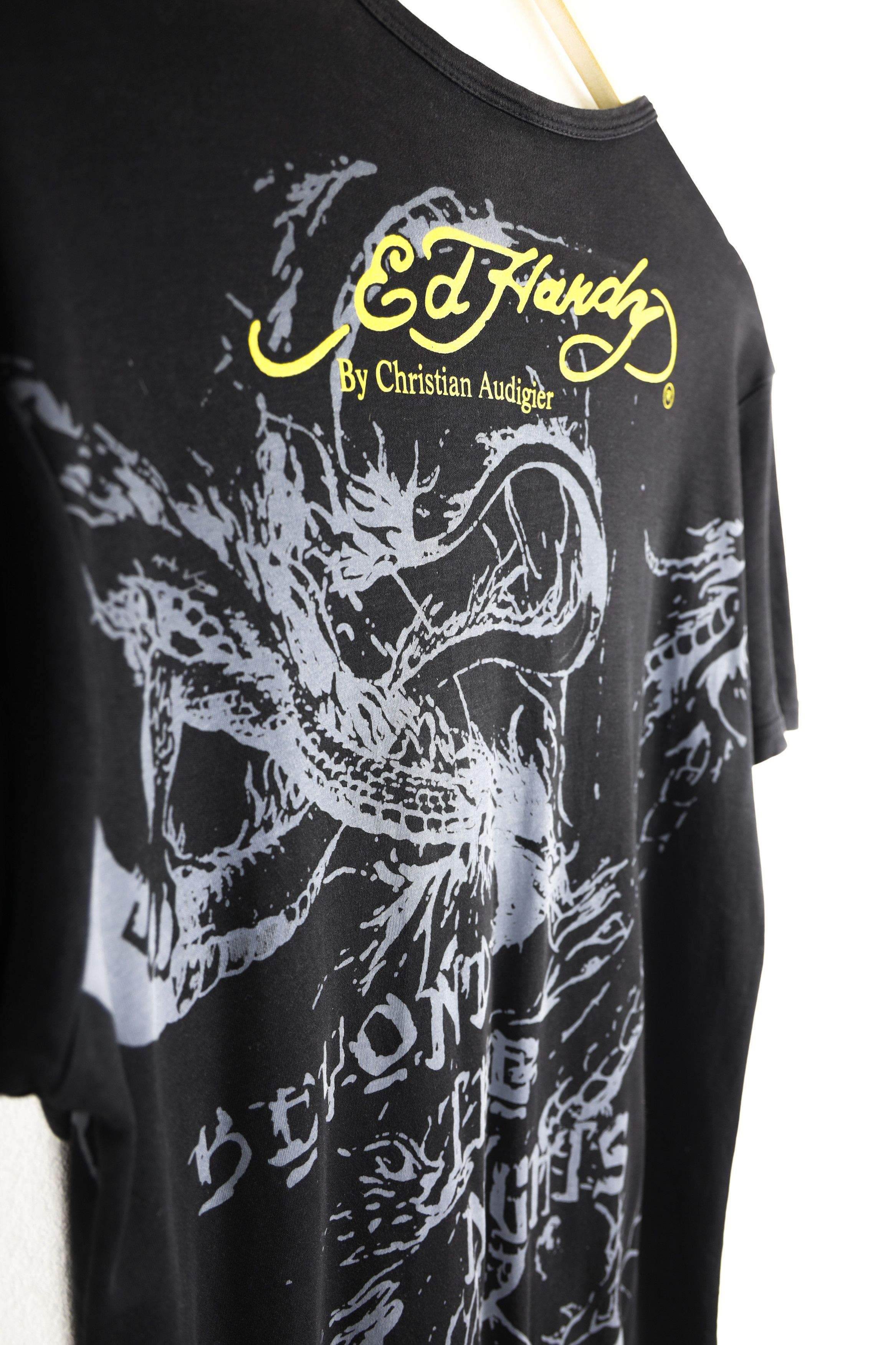Christian Audigier Vintage Ed Hardy by Christian Audigier Tiger Graphic T-shirt Size US XL / EU 56 / 4 - 11 Thumbnail
