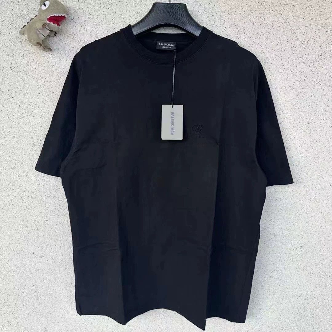 Balenciaga new small logo short sleeved shirt