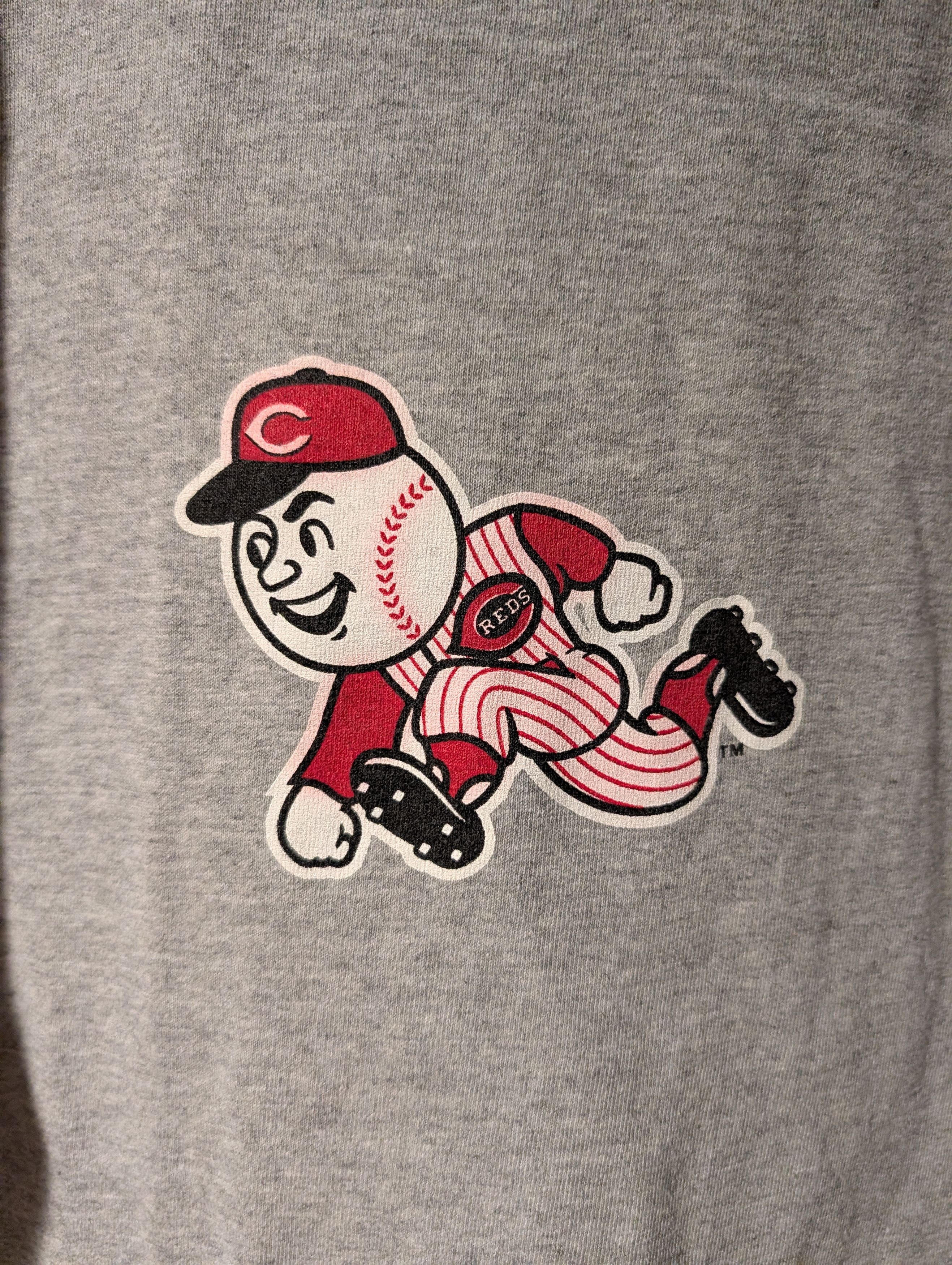 MLB Vintage Y2K Cincinnati Reds Mr. Red MLB Baseball T-Shirt Size US XXL / EU 58 / 5 - 2 Thumbnail