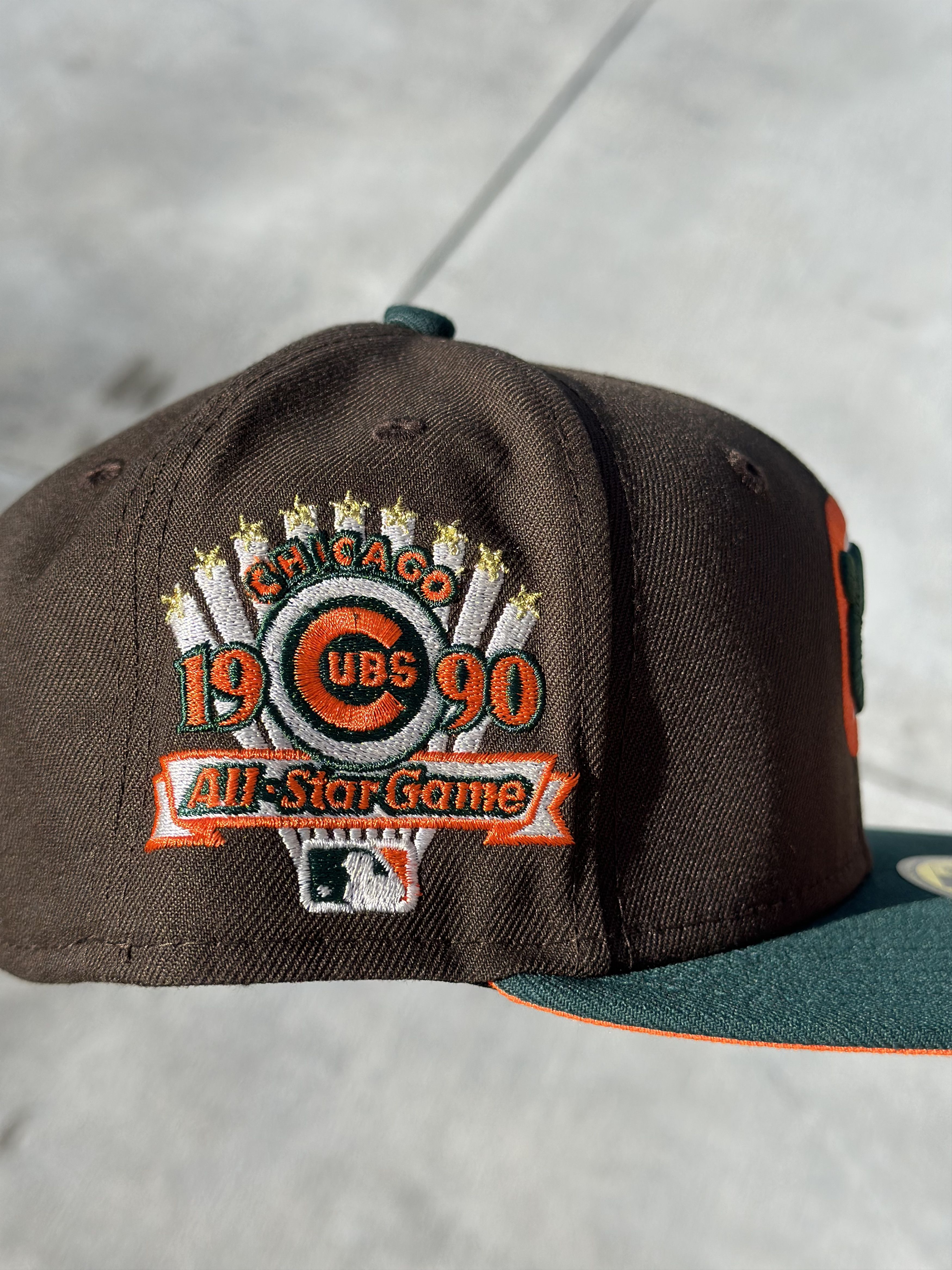 Hat Club 7 1/4 Chicago Cubs 1990 All Star Game Fitted Size ONE SIZE - 2 Thumbnail