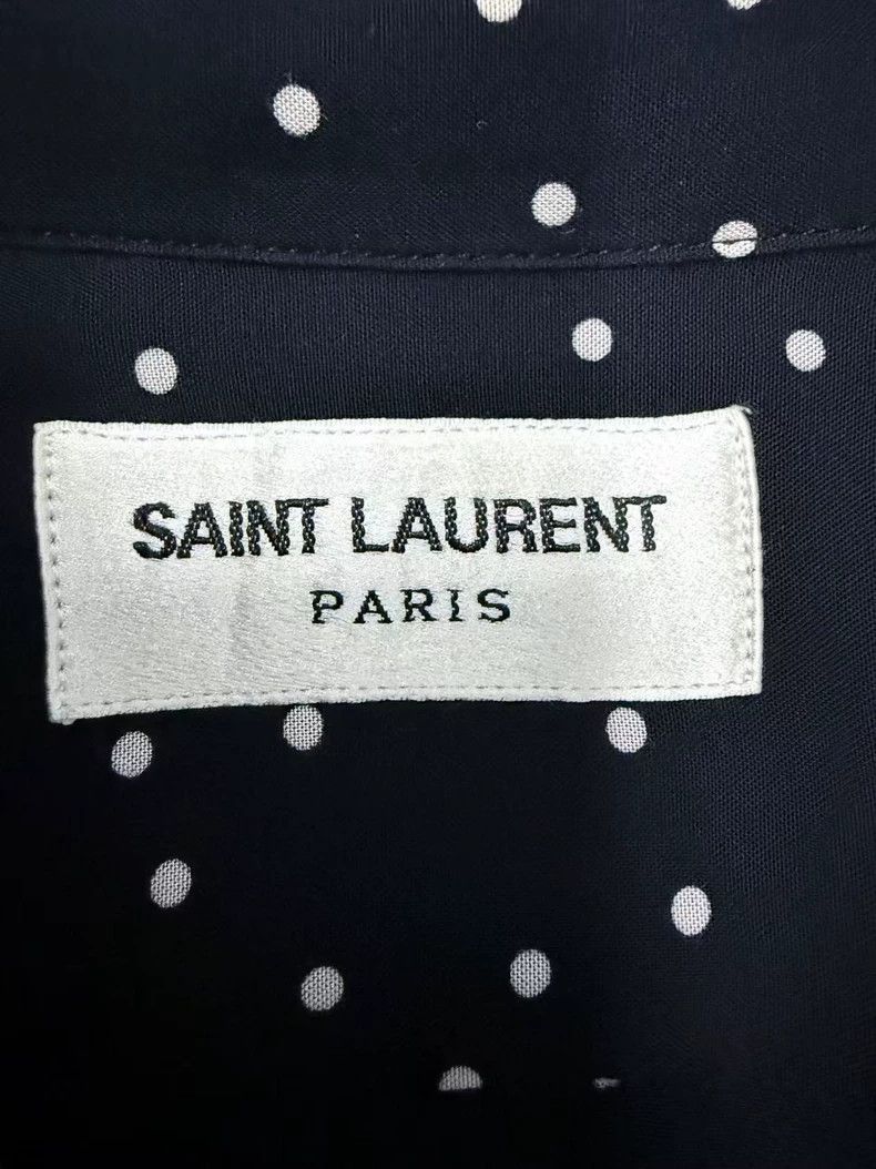 Yves Saint Laurent Saint Laurent size 37 Snowflake polka-dot shirt 2502-Nexta Size US M / EU 48-50 / 2 - 5 Thumbnail