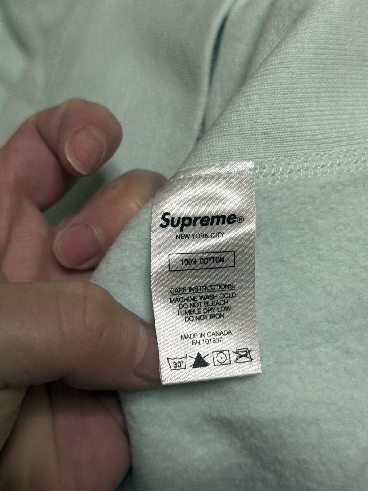 Supreme Supreme fw17 ice blue box logo hooded hoodie sweatershirt Size US M / EU 48-50 / 2 - 6 Thumbnail