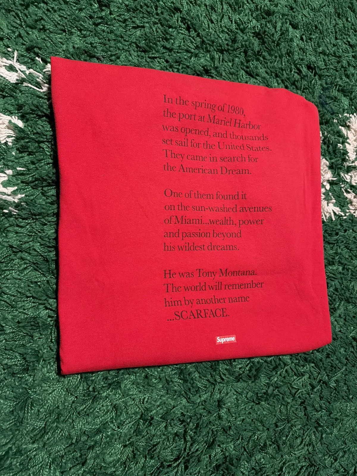 Supreme Supreme Scarface Split Tee Fall/Winter 2017 Size US M / EU 48-50 / 2 - 5 Thumbnail